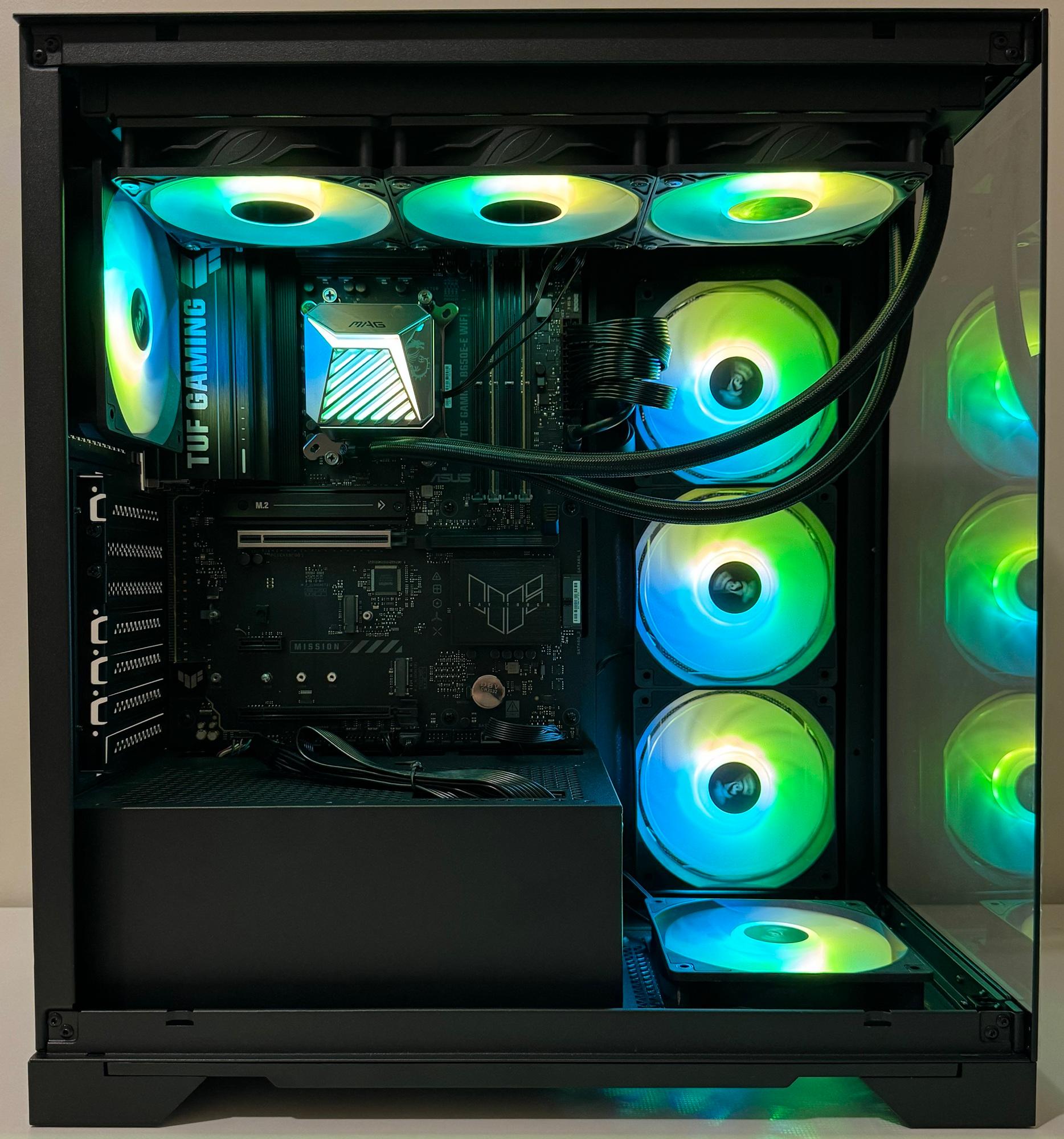 AMD X3D Ryzen 5 7500X3D 32GB DDR5 RAM 1TB Gen5 NVMe SSD ASUS B650E-E TUF MONTECH 850W Barebone PC