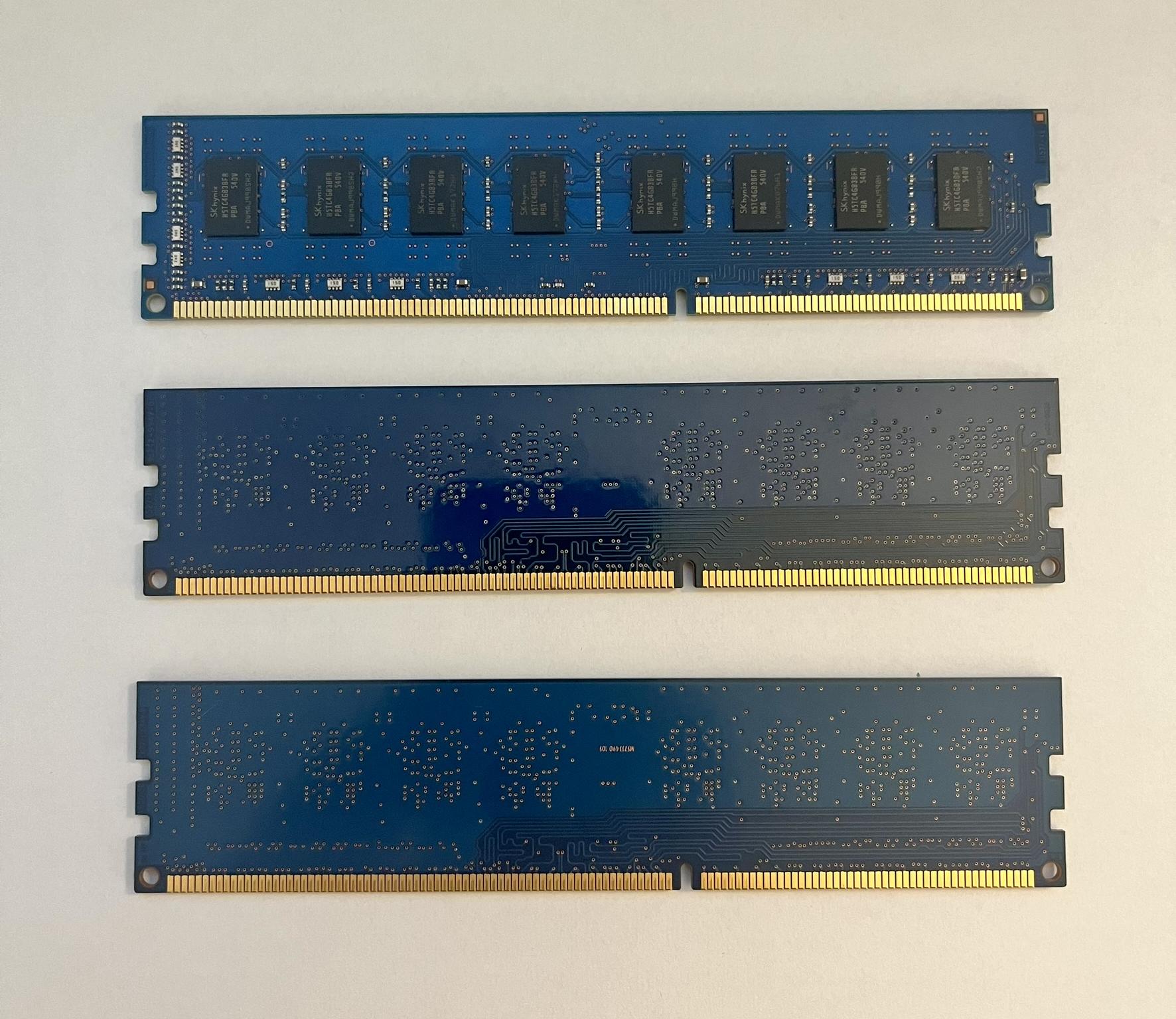 DDR3 16GB total (1x 8GB) + (2x 4GB) Dell OEM SK hynix PC3L-12800U-11-13-A1, B1