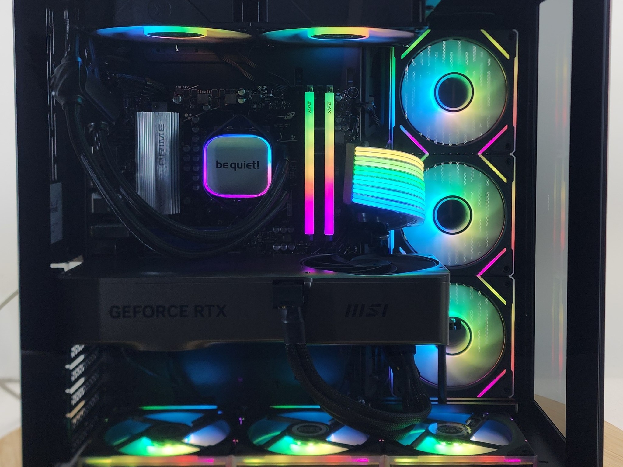 Gaming PC Ryzen 9 9950X 32GB RAM 1TB SSD RTX 4070 Ti SUPER 16GB Win11 Computer