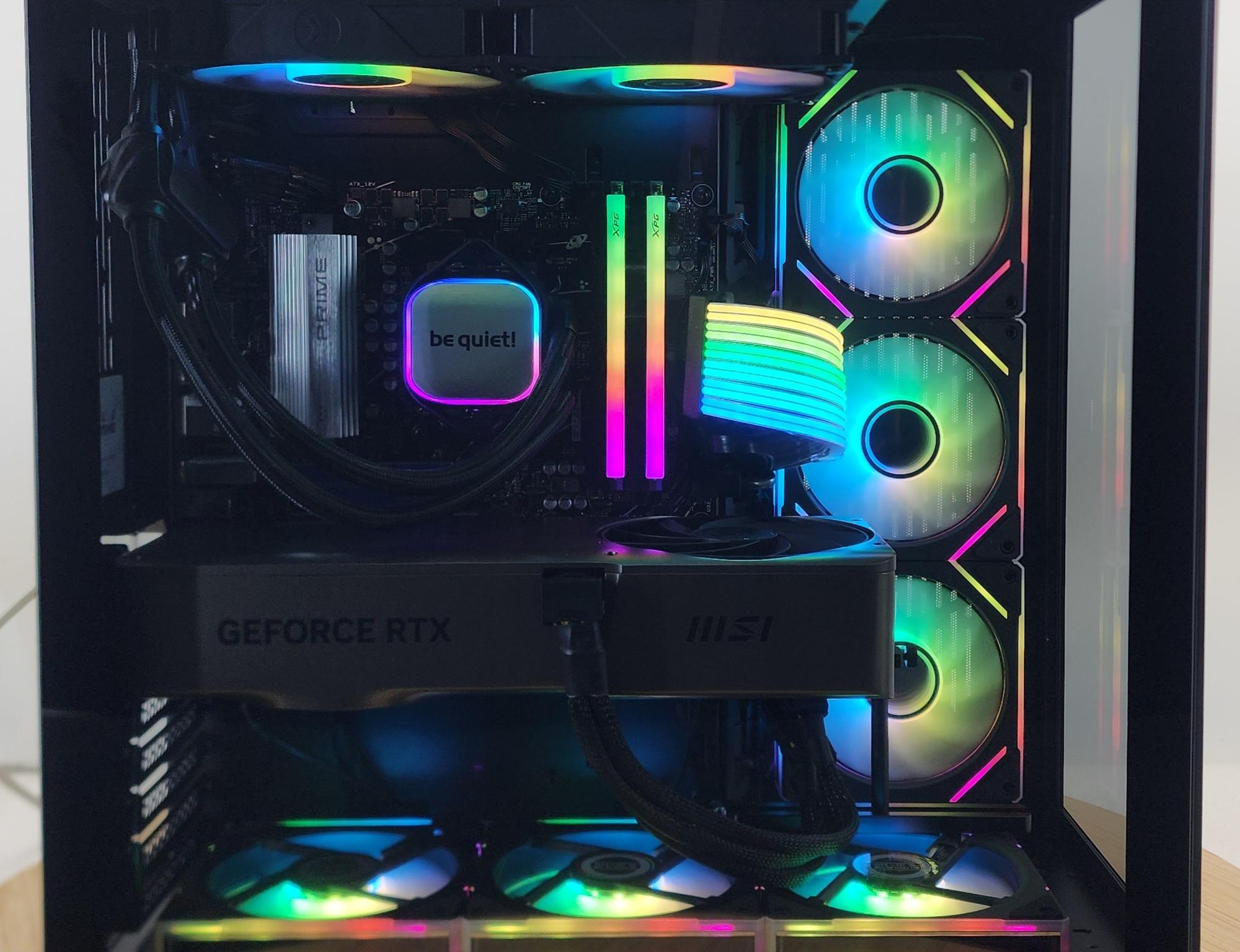 Gaming PC Ryzen 9 9950X 32GB RAM 1TB SSD RTX 4070 Ti SUPER 16GB Win11 Computer