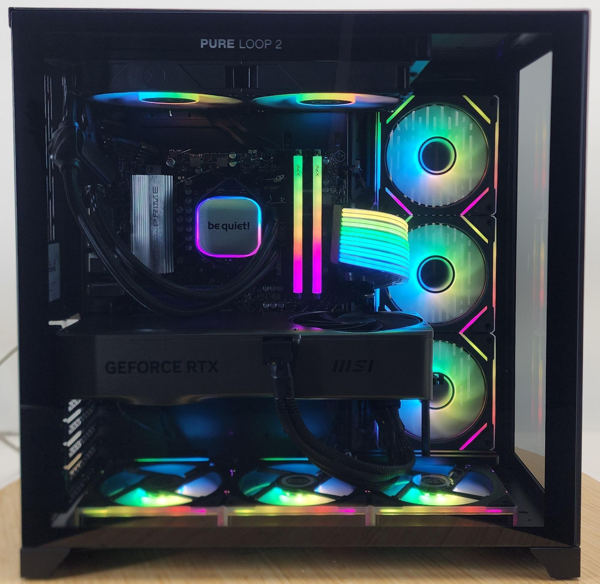Gaming PC Ryzen 9 9950X 32GB RAM 1TB SSD RTX 4070 Ti SUPER 16GB Win11 Computer