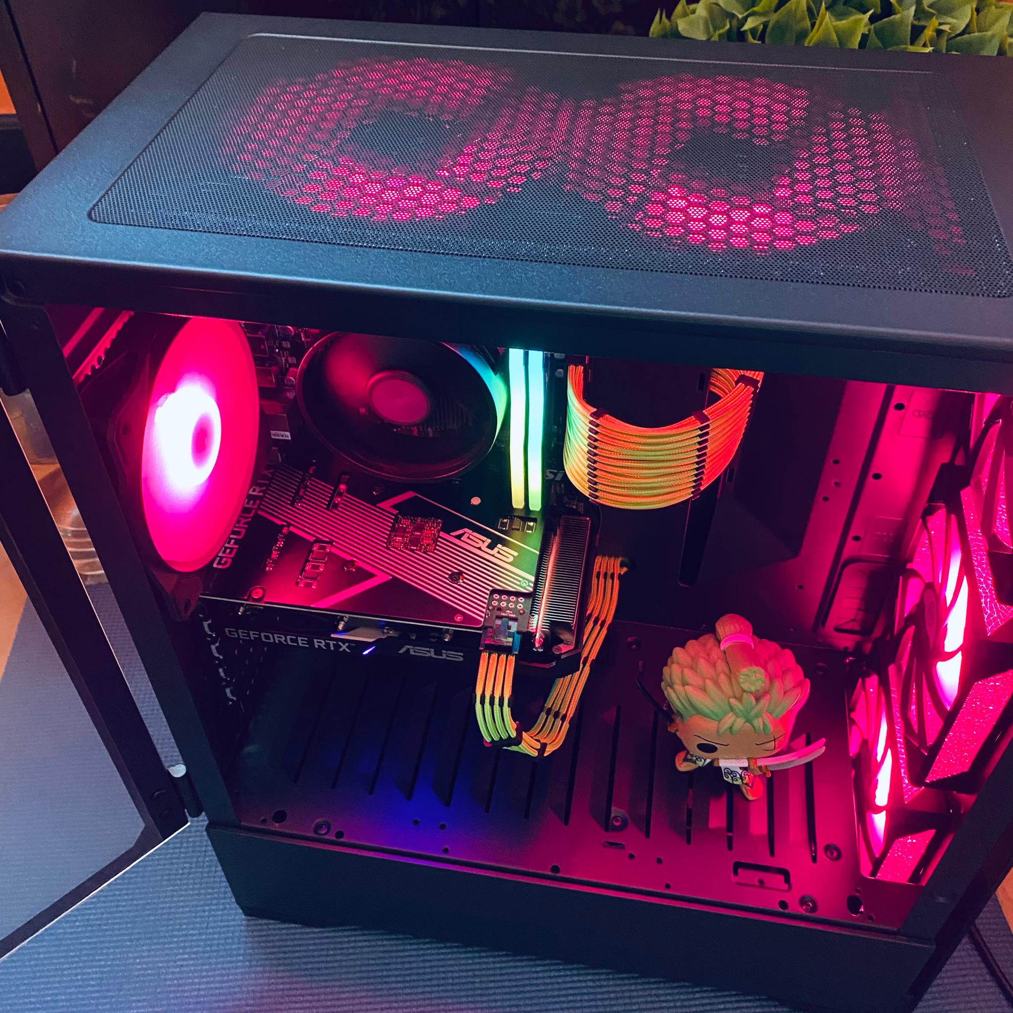 ⚔️🗡️Roronoa Zoro|RTX 3050 8GB|Ryzen 3 3100|16GB T-Force RGB @3200MHz|1TB WD Blue SSD|Windows 11 Pro