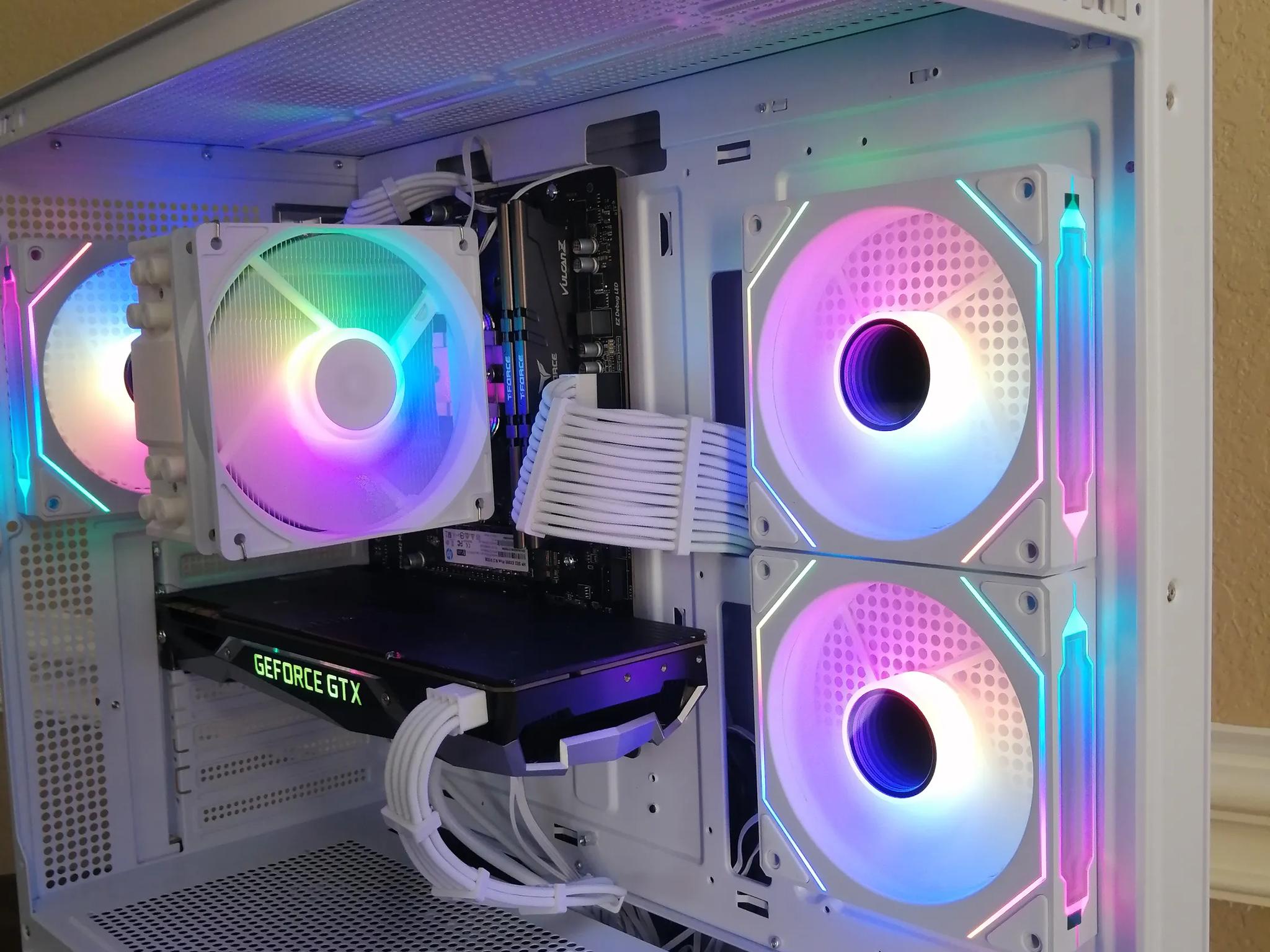 NVIDIA GTX Gaming PC! Clean White Build with Ryzen 5