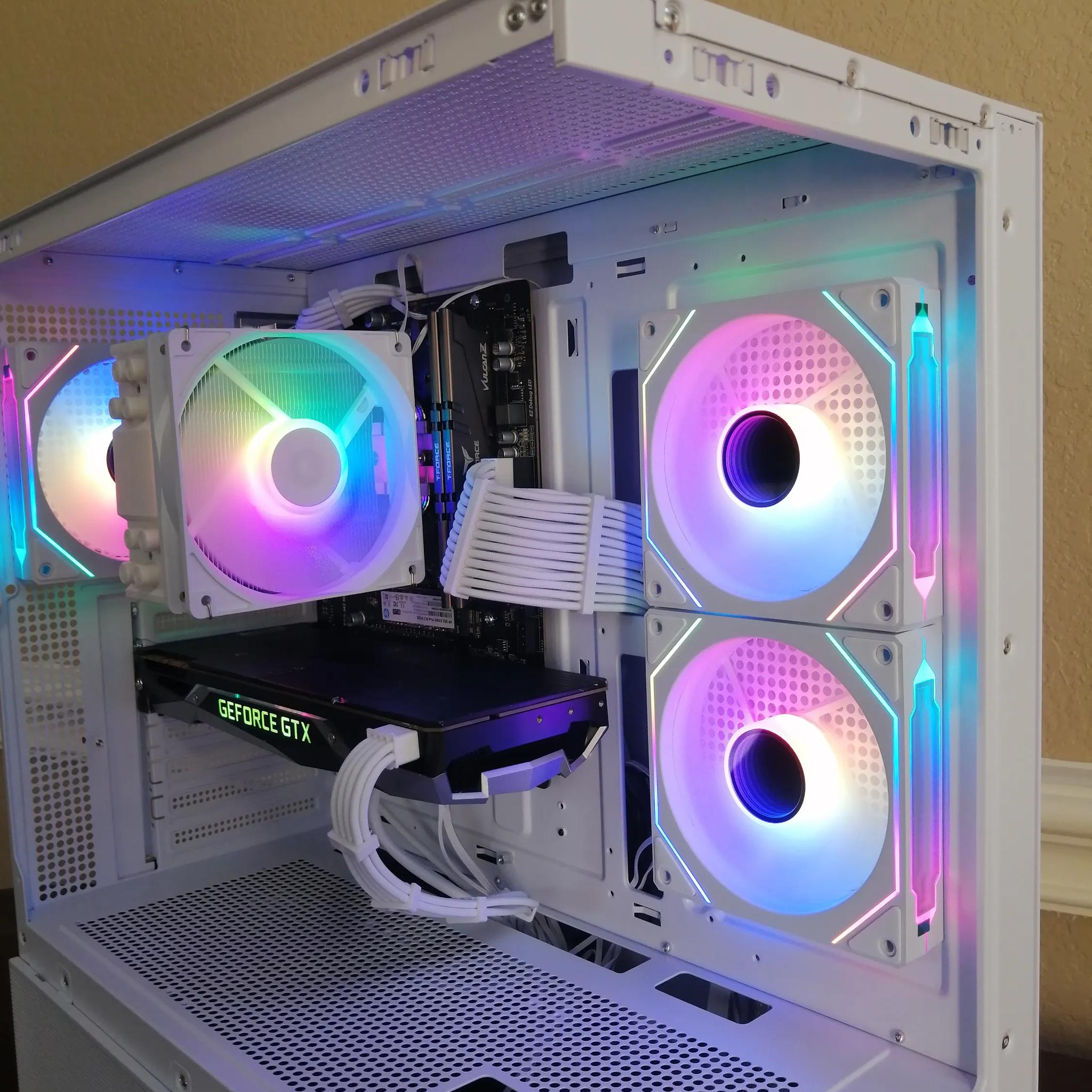 NVIDIA GTX Gaming PC! Clean White Build with Ryzen 5