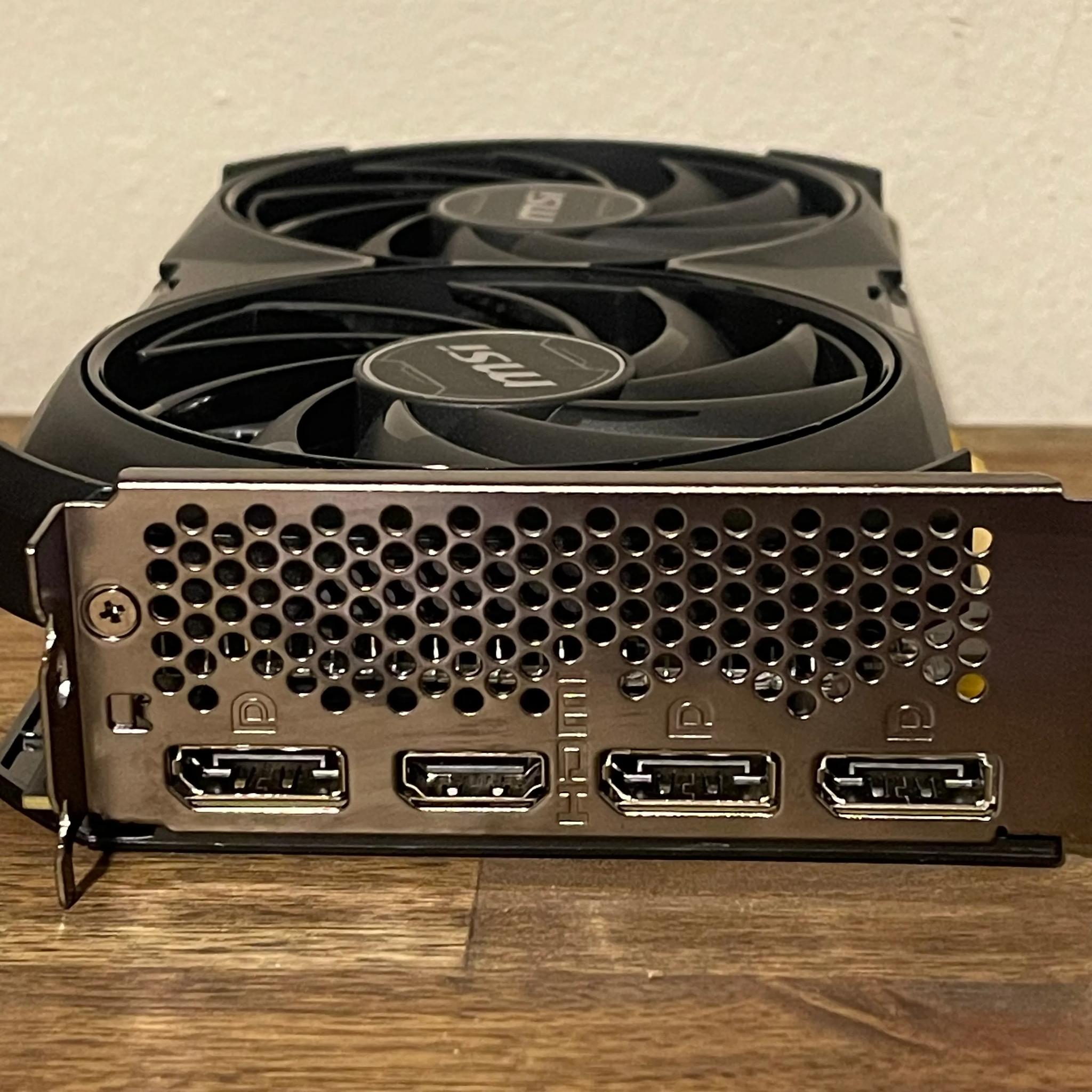 MSI GeForce RTX™ 4060 VENTUS 2X BLACK 8G OC