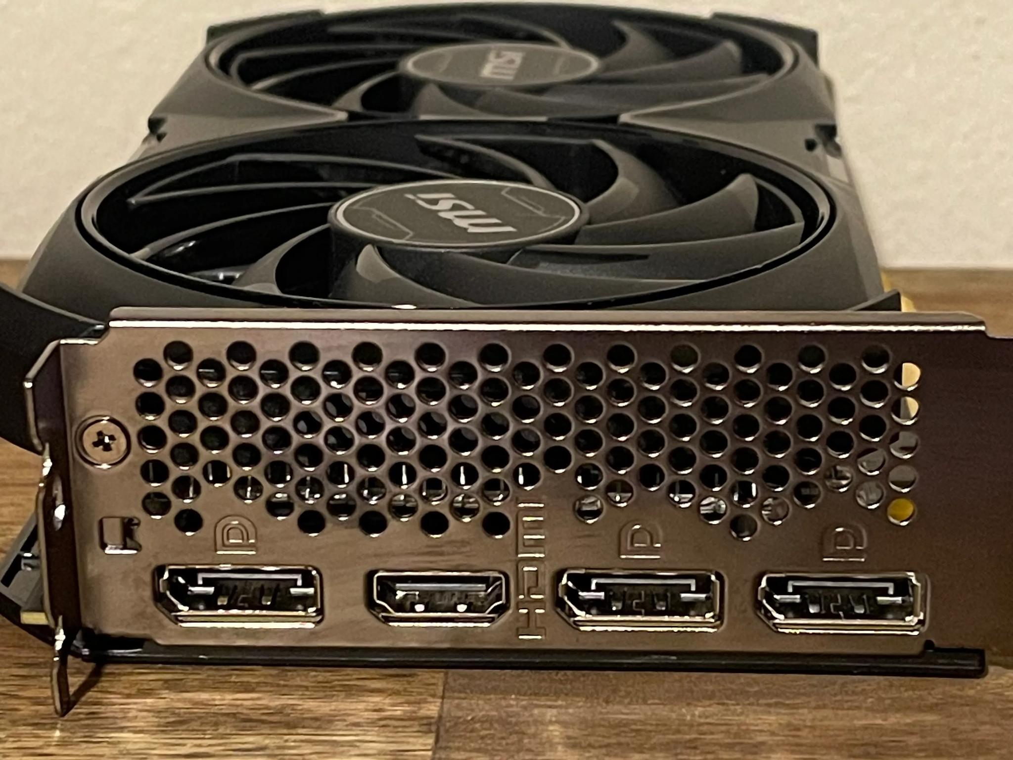MSI GeForce RTX™ 4060 VENTUS 2X BLACK 8G OC
