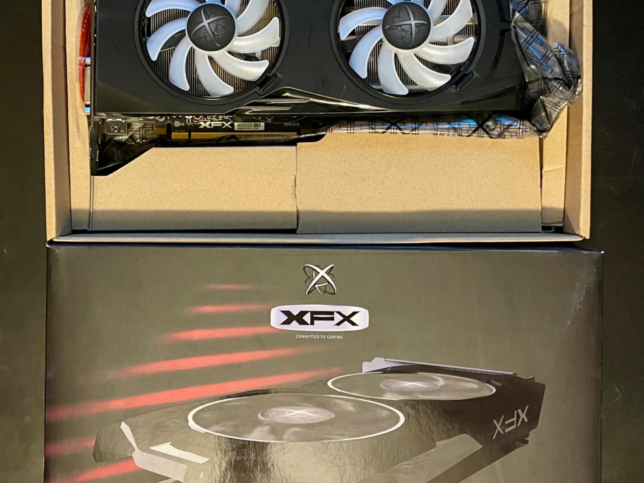 XFX RX480GTR IN ORIGINAL BOX w/ LED FANS (Dual BIOS: RX480 / RX580)