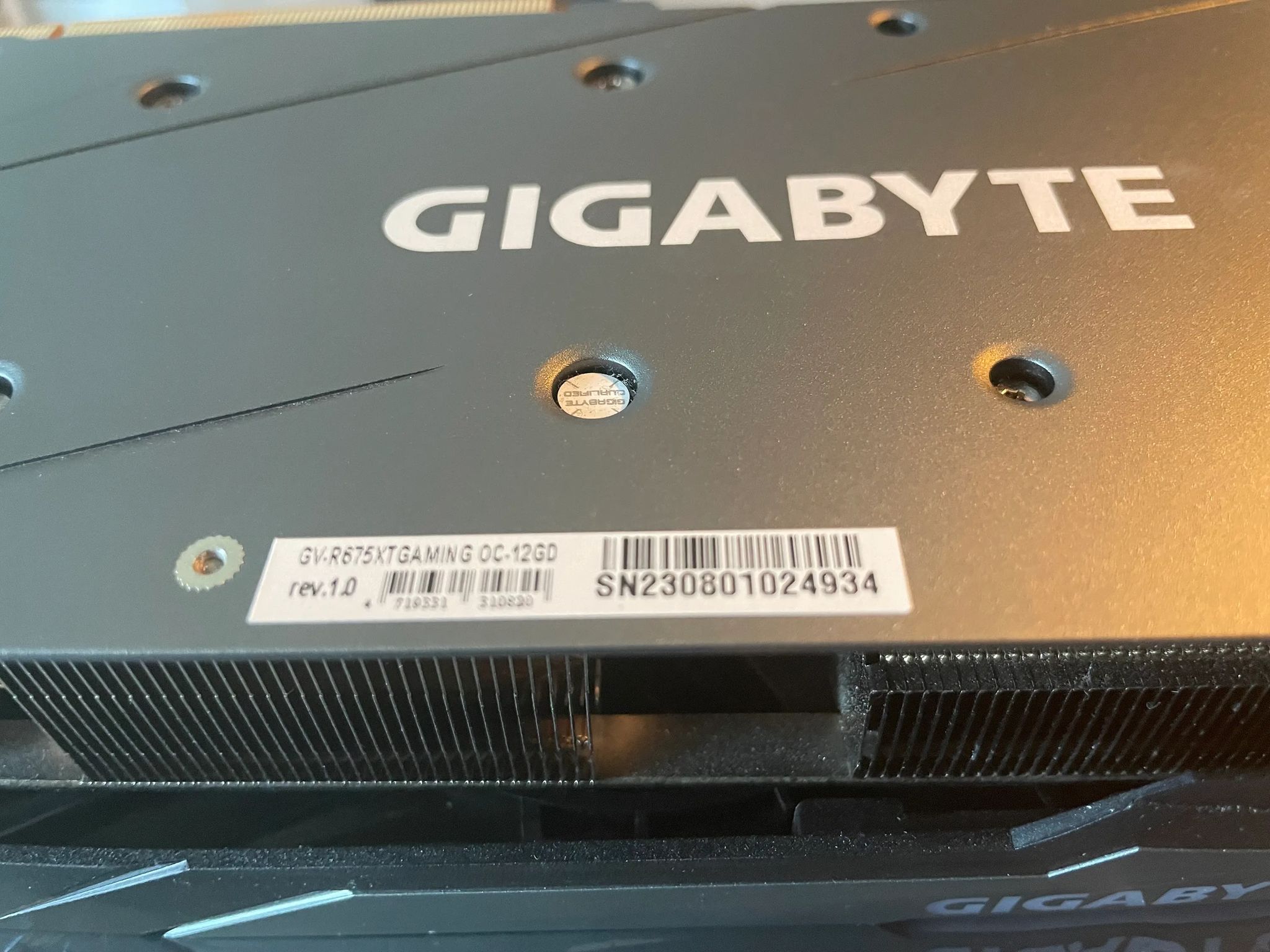 Gigabyte Radeon RX 6750XT Gaming OC
