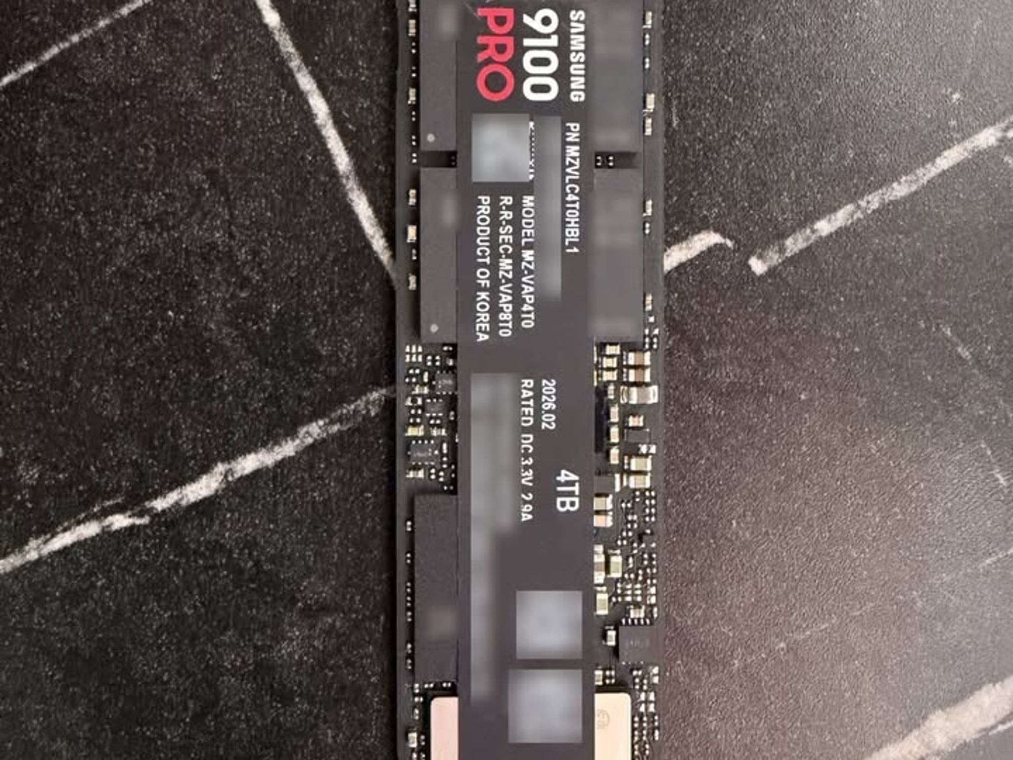 Samsung 9100 PRO 4TB PCIe 5.0 NVMe M.2 SSD (MZ-VAP4T0) - Brand New, 100% Health