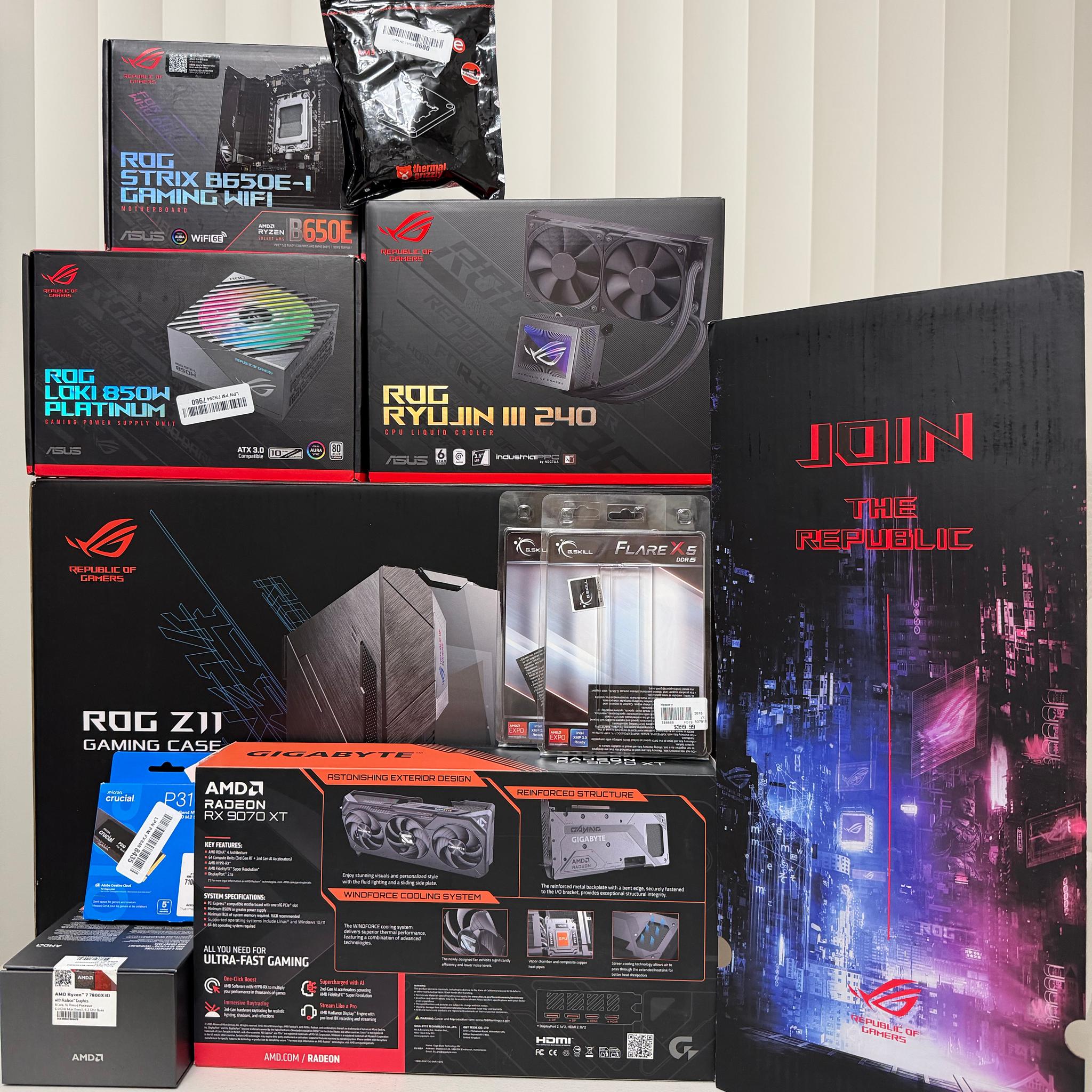RARE 40L Enthusiast ITX Gaming PC - Level up with “Max Chaos” RX 9070 XT 7800X3D 32GB 2TB Gen4