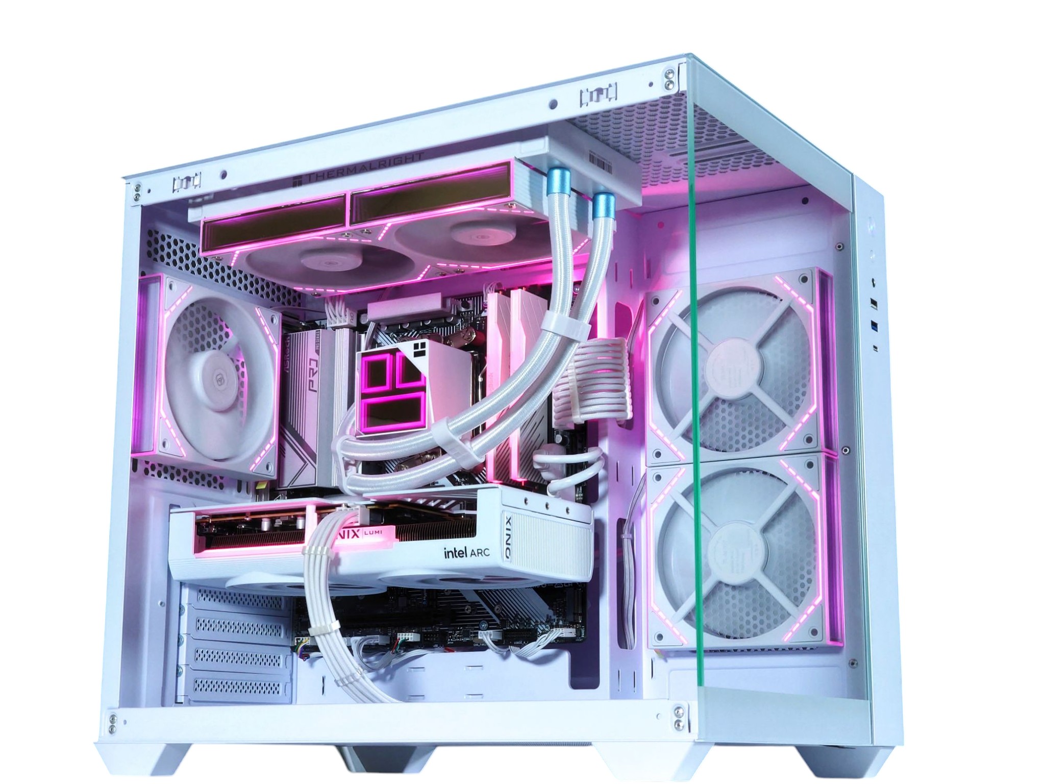 🤍🏔️Arc Gaming PC❄️Intel Arc B580 12GB❄️AMD Ryzen 5 7500F 6 core❄️32GB DDR5❄️1TB NVME