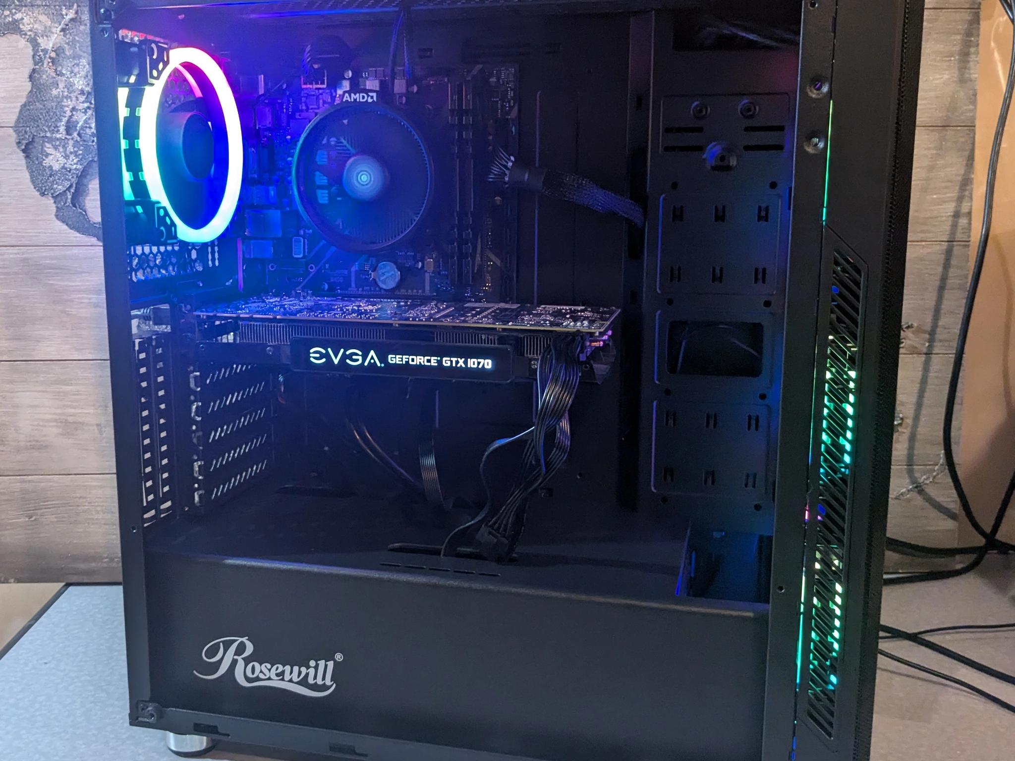 Gaming PC - Ryzen 5 3600, GTX 1070, 16GB / 1TB