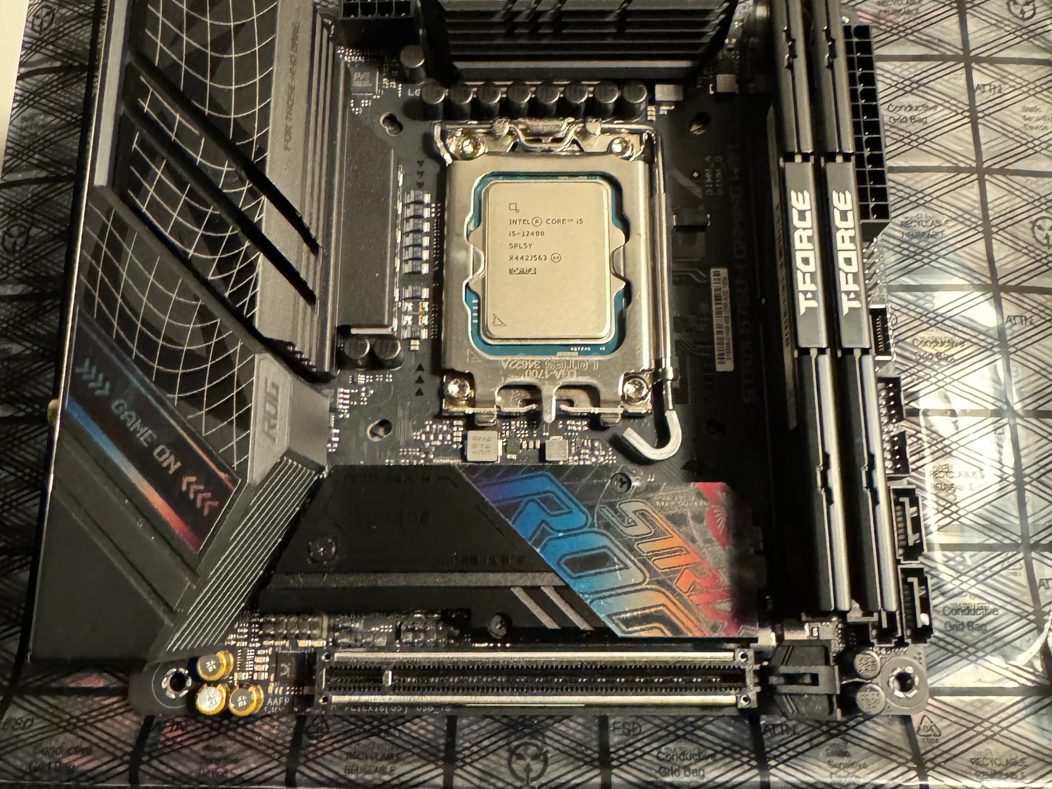 Bundle! ASUS B760I + Intel Core i5 12400 w/ Memory and Storage