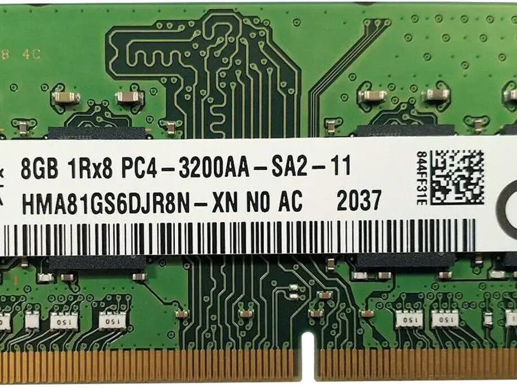 SK Hynix HMA81GS6DJR8N-XN 8GB DDR4-3200MHz CP4-25600 SO-DIMM Memory Module