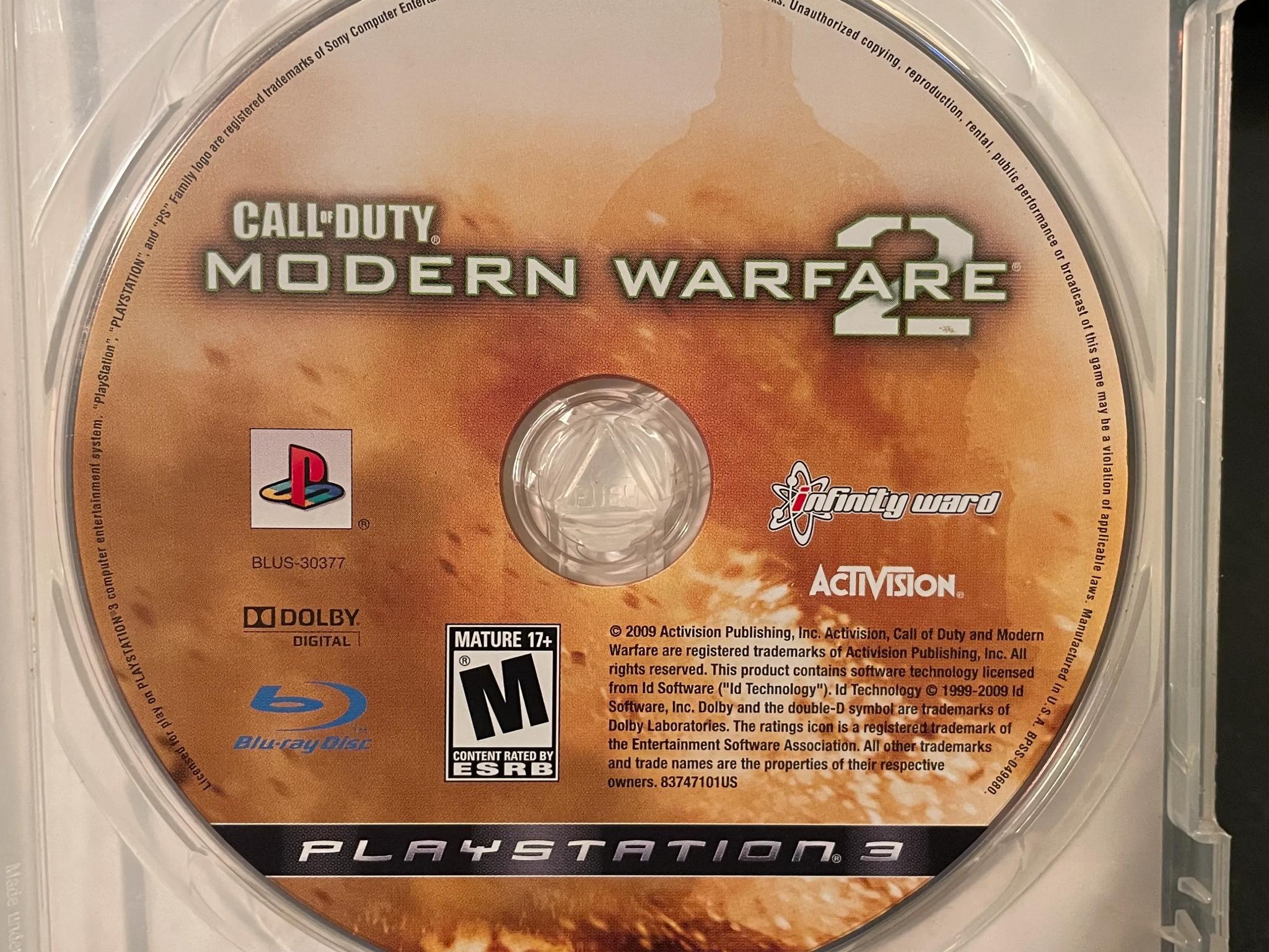 Call of Duty Modern Warfare 2 Ps3