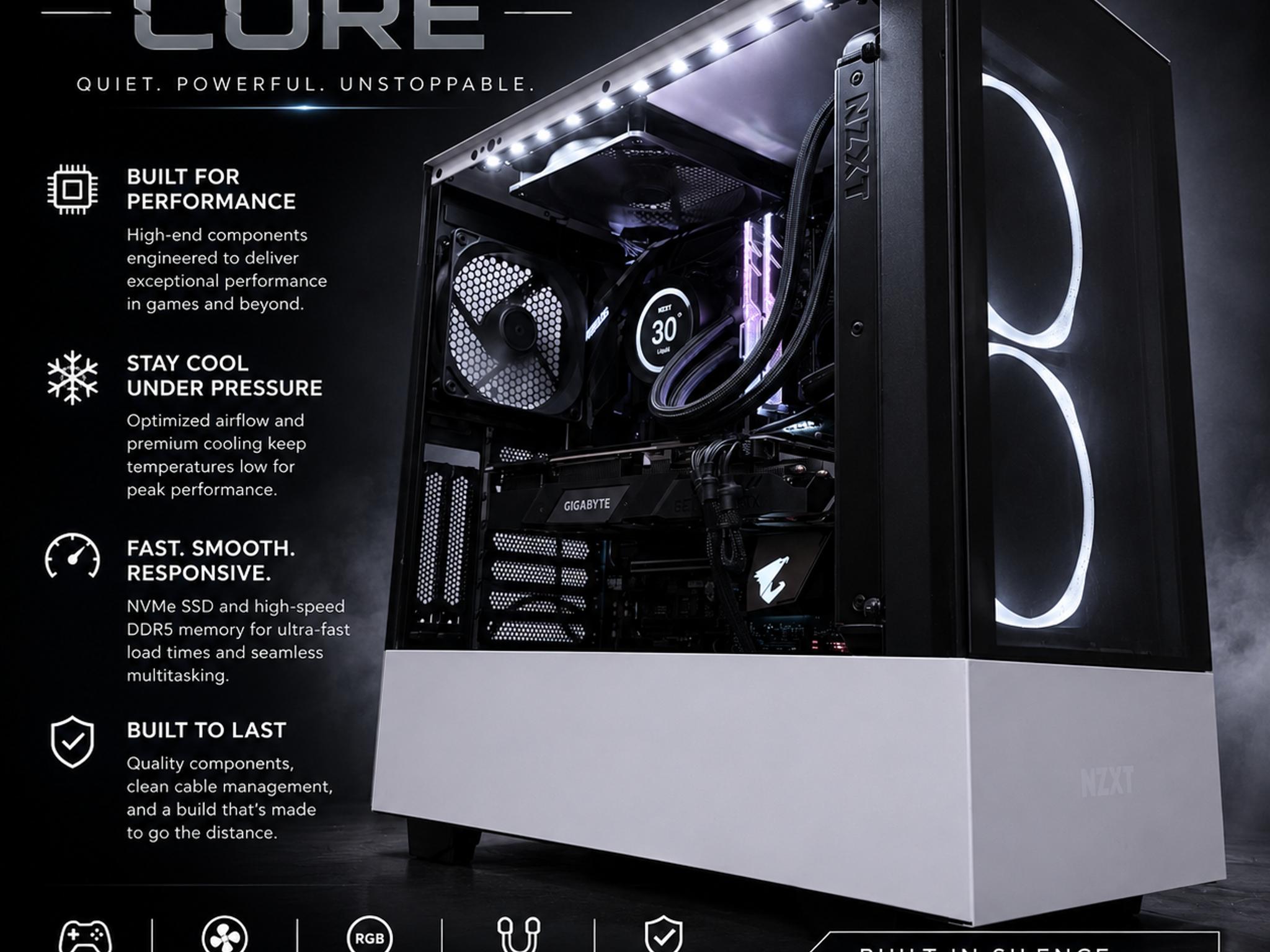 ⚫️"Stealth Core "⚪️| 1440p Gaming | RTX 2080 Super 8GB | i9 9900K | 16B Ram | 1TB NVMe Storage