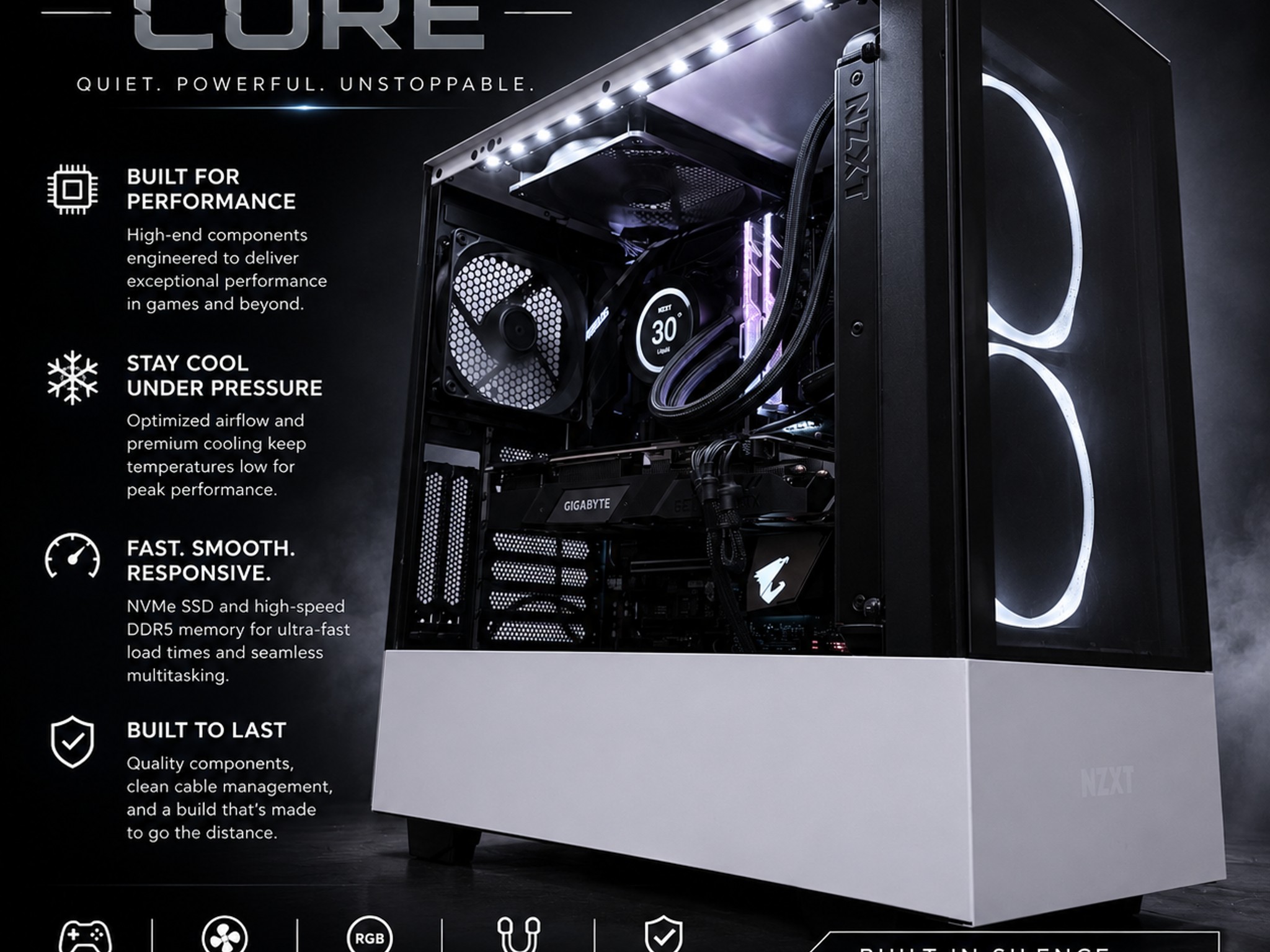 ⚫️"Stealth Core "⚪️| 1440p Gaming | RTX 2080 Super 8GB | i9 9900K | 16B Ram | 1TB NVMe Storage
