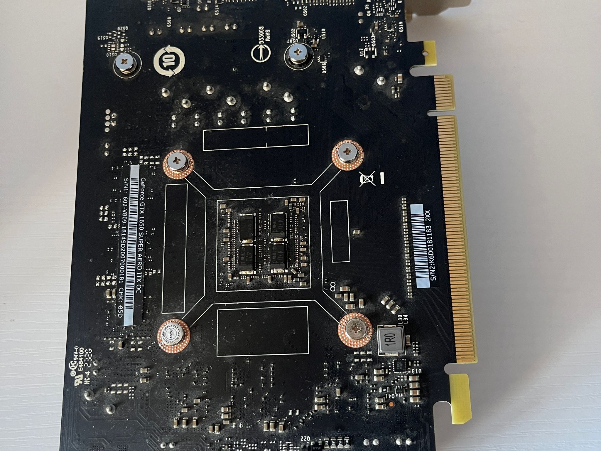 MSI Aero GeForce GTX 1650 Super OC 4GB