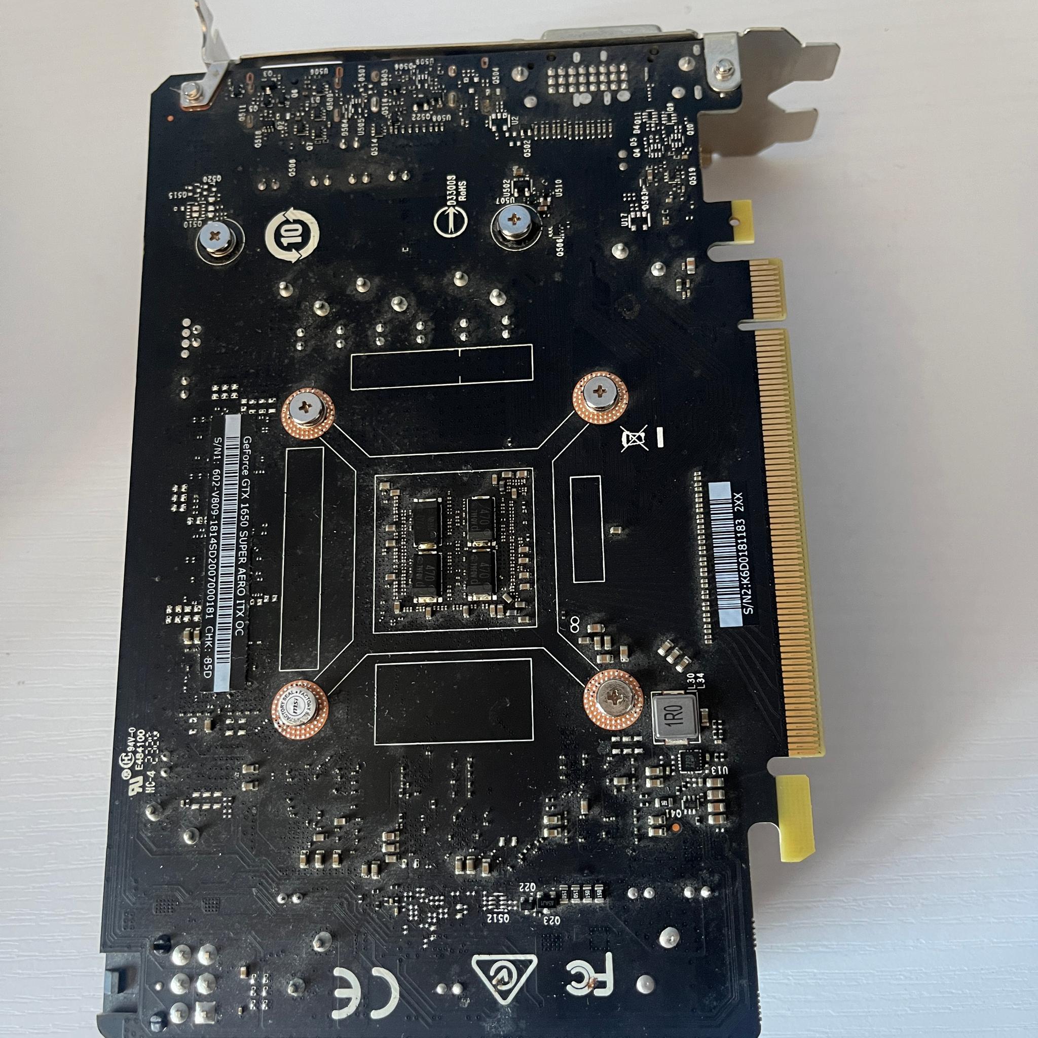 MSI Aero GeForce GTX 1650 Super OC 4GB