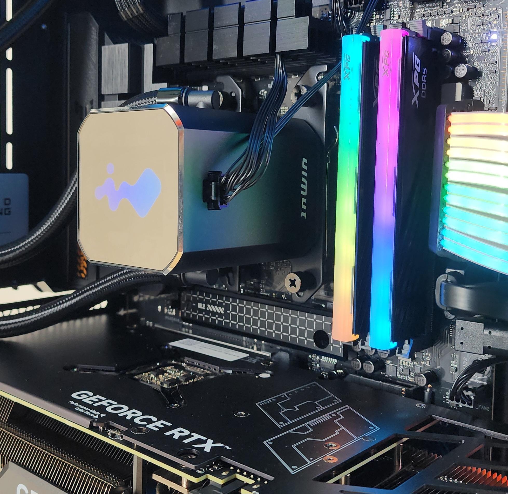 Gaming PC Ryzen 7 7800X3D 32GB RAM 1TB SSD RTX 4070 Ti 12GB Windows 11 Computer