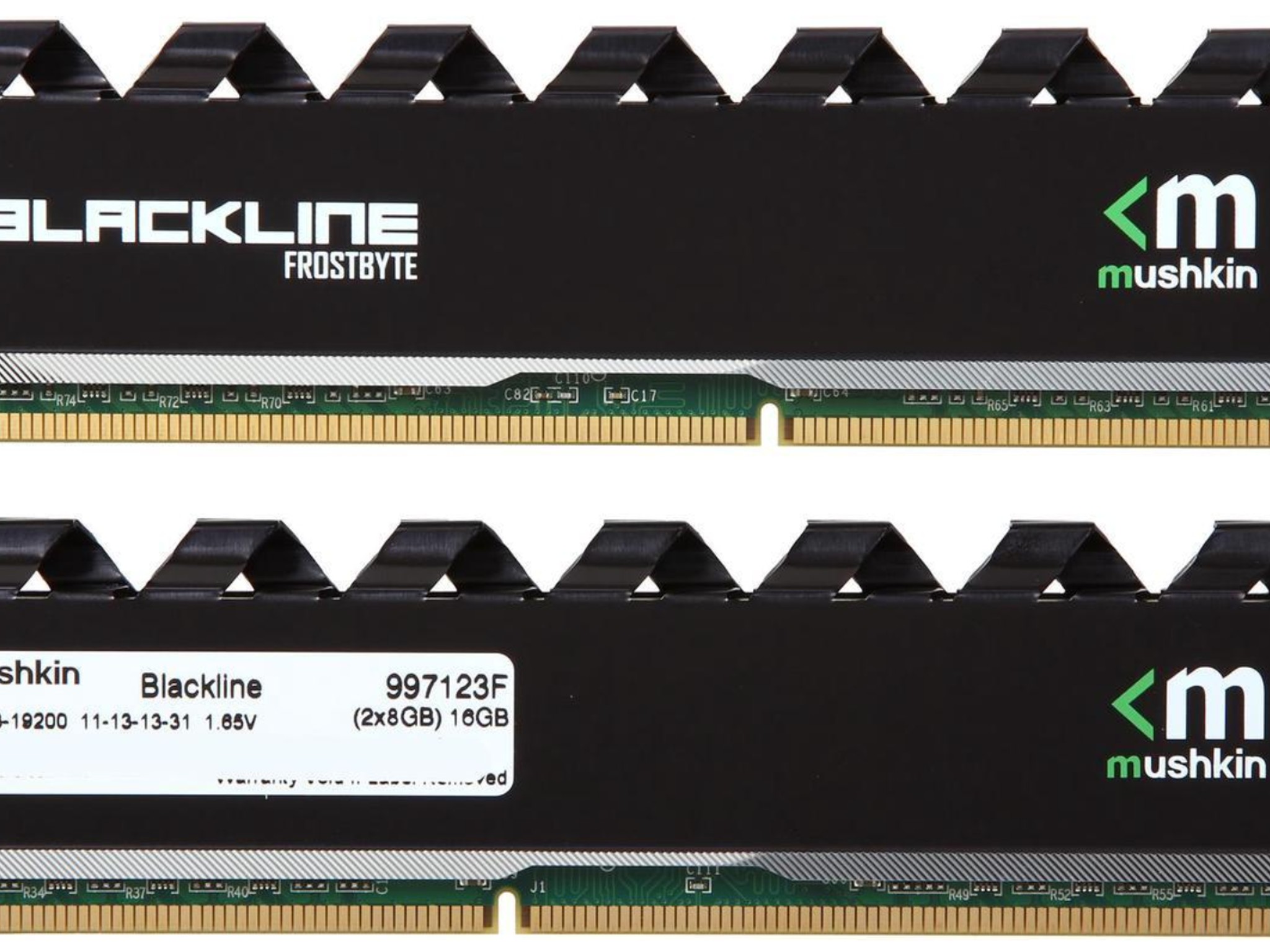 Mushkin Enhanced Blackline 16GB (8 x 2) DDR3 2400 (PC3 19200) Desktop Memory Model 997123F