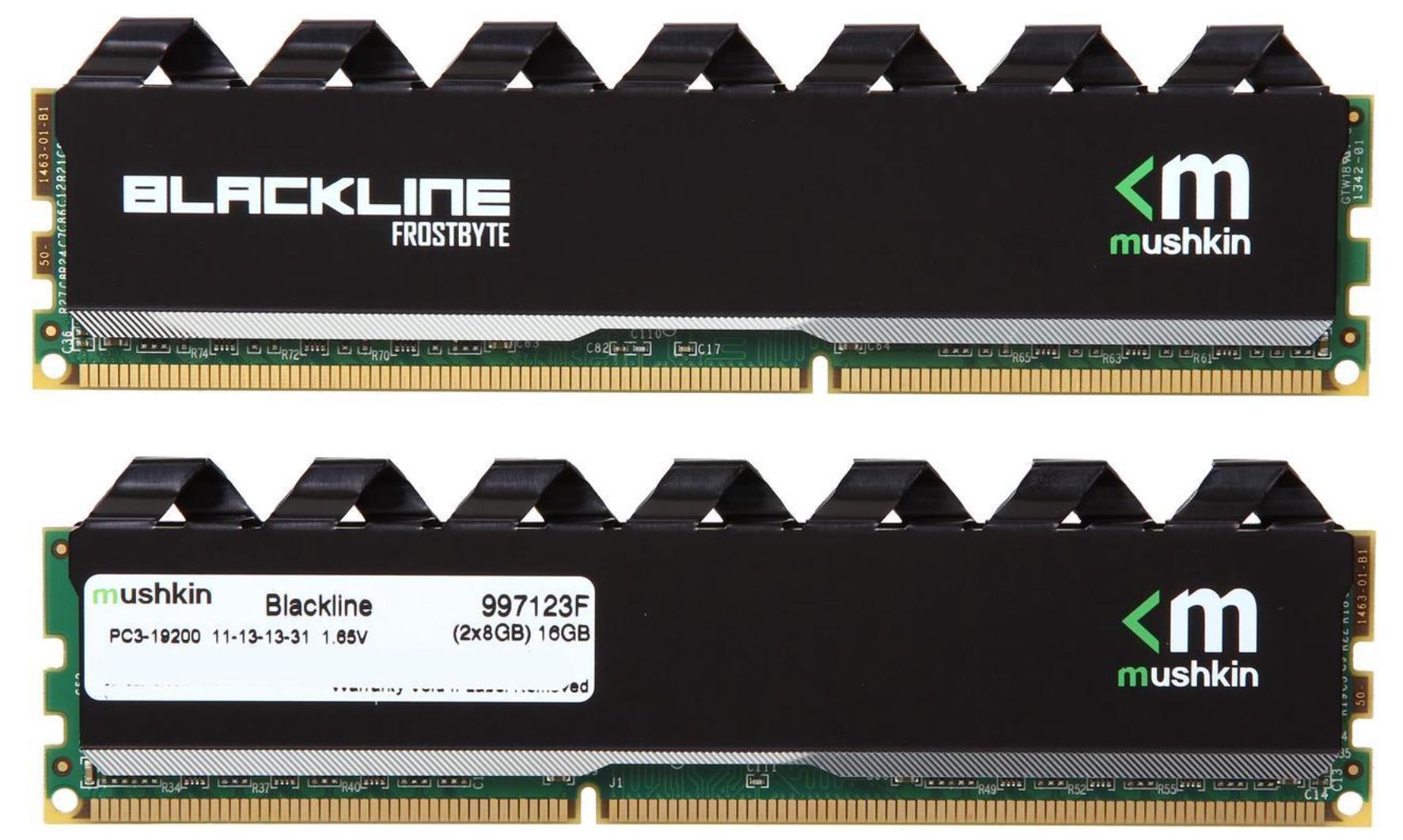 Mushkin Enhanced Blackline 16GB (8 x 2) DDR3 2400 (PC3 19200) Desktop Memory Model 997123F