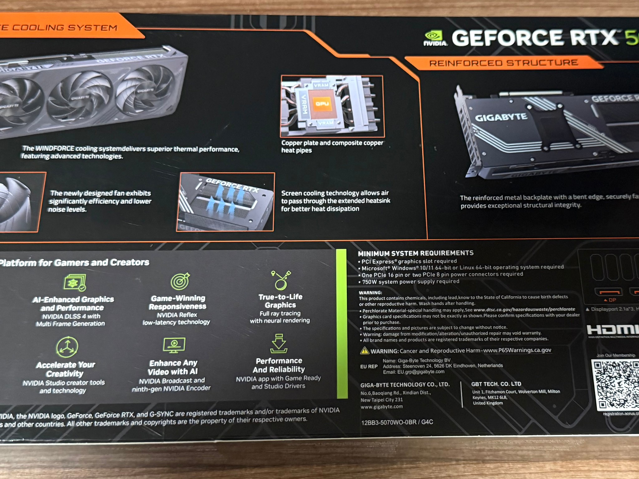 GIGABYTE GeForce RTX 5070 WINDFORCE OC SFF 12G