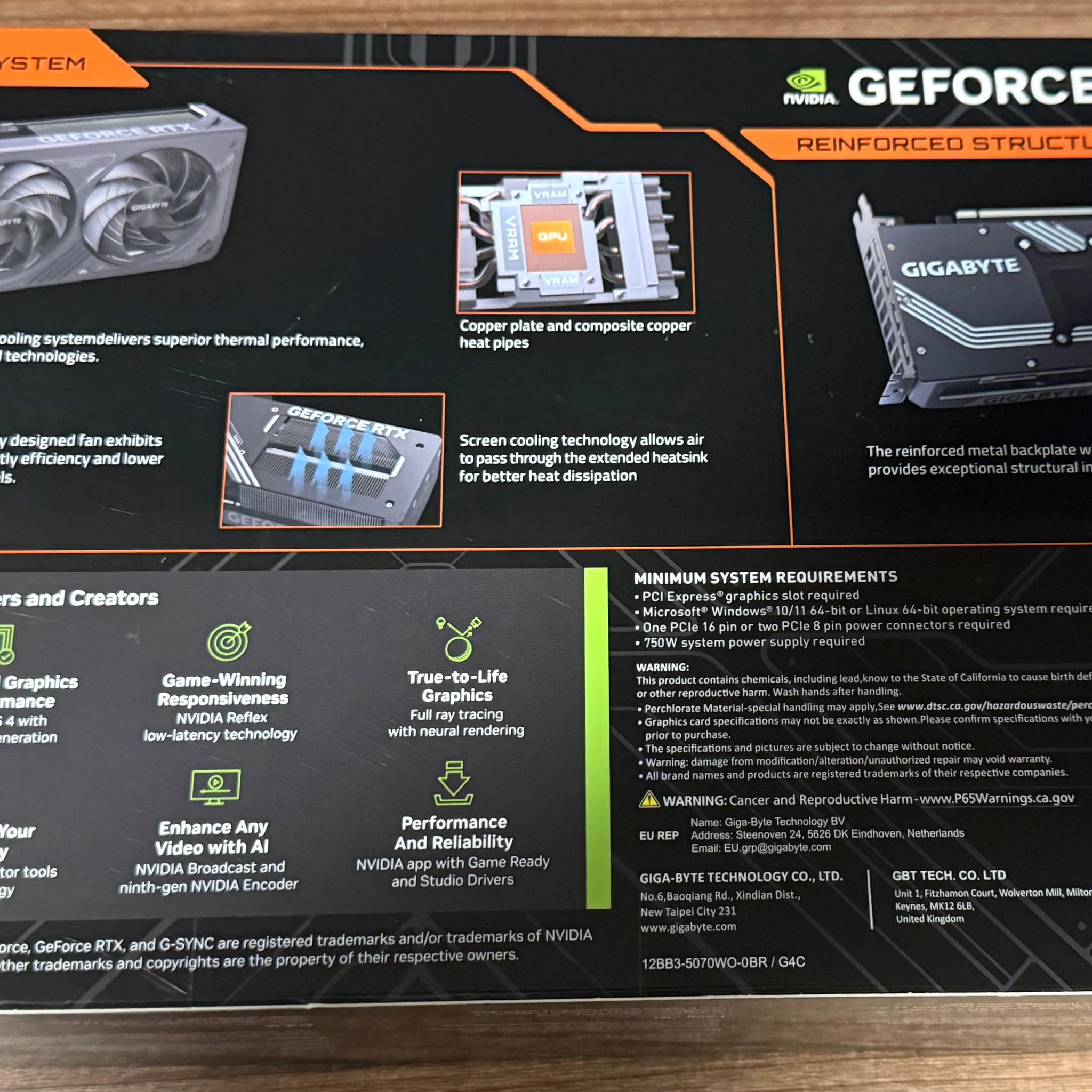 GIGABYTE GeForce RTX 5070 WINDFORCE OC SFF 12G