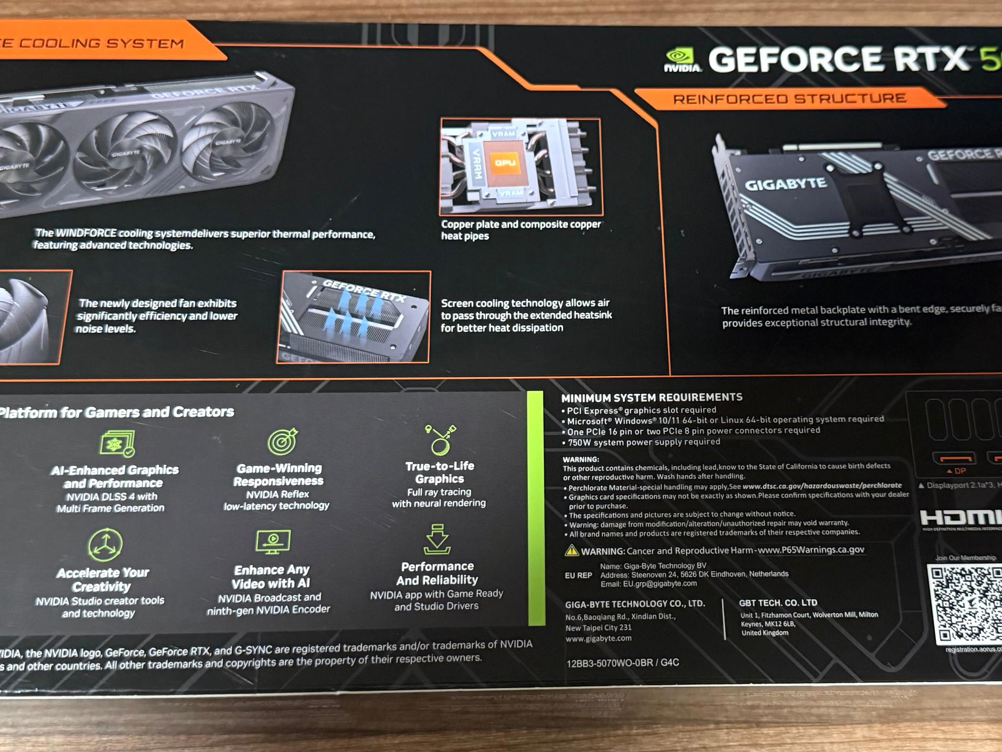 GIGABYTE GeForce RTX 5070 WINDFORCE OC SFF 12G
