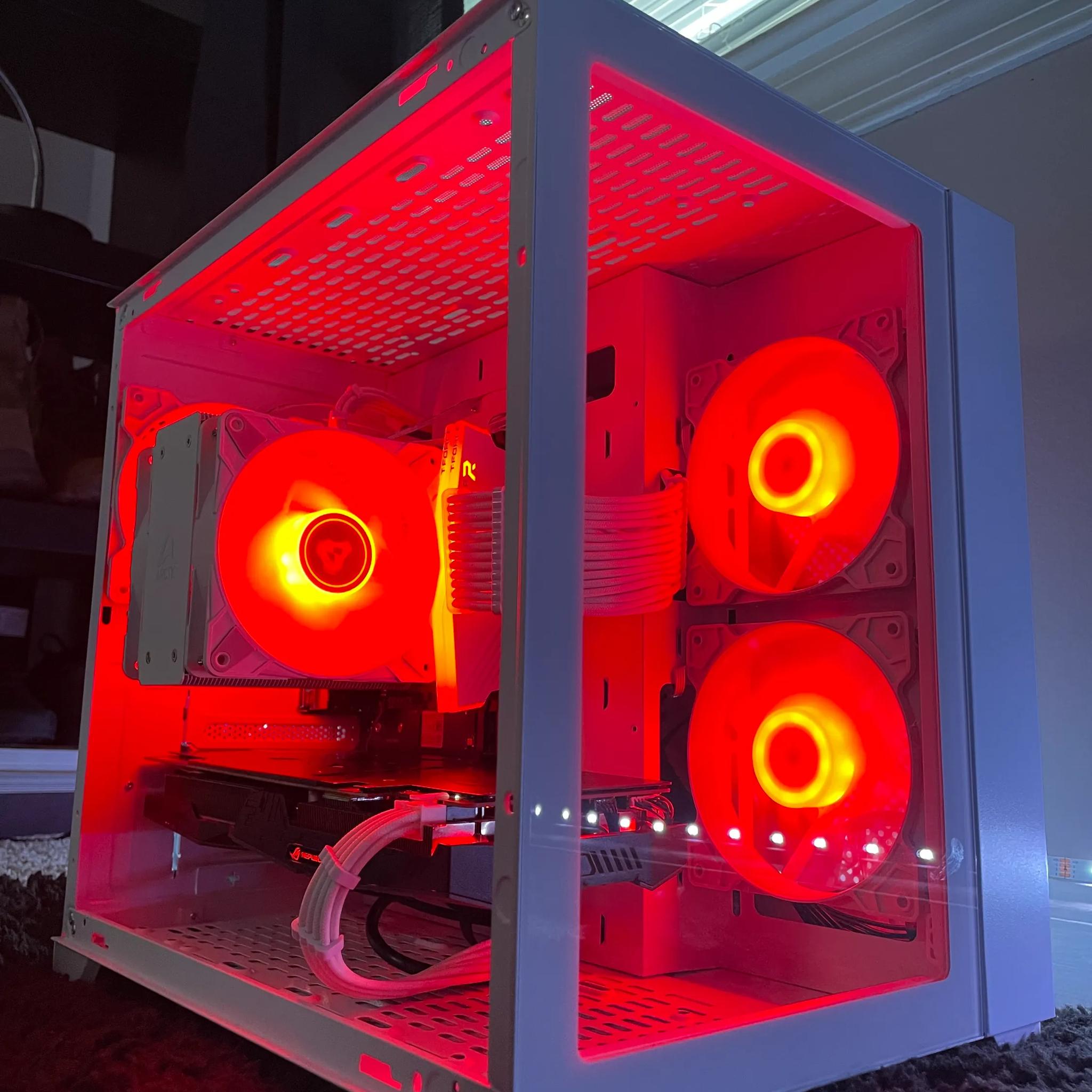 🧊Ice🐦‍🔥 |1080p Gaming Pc | Asus Rog Strix GTX 1060 6gb | Ryzen 5 2600 | 16gb DDR4 3600mhz|