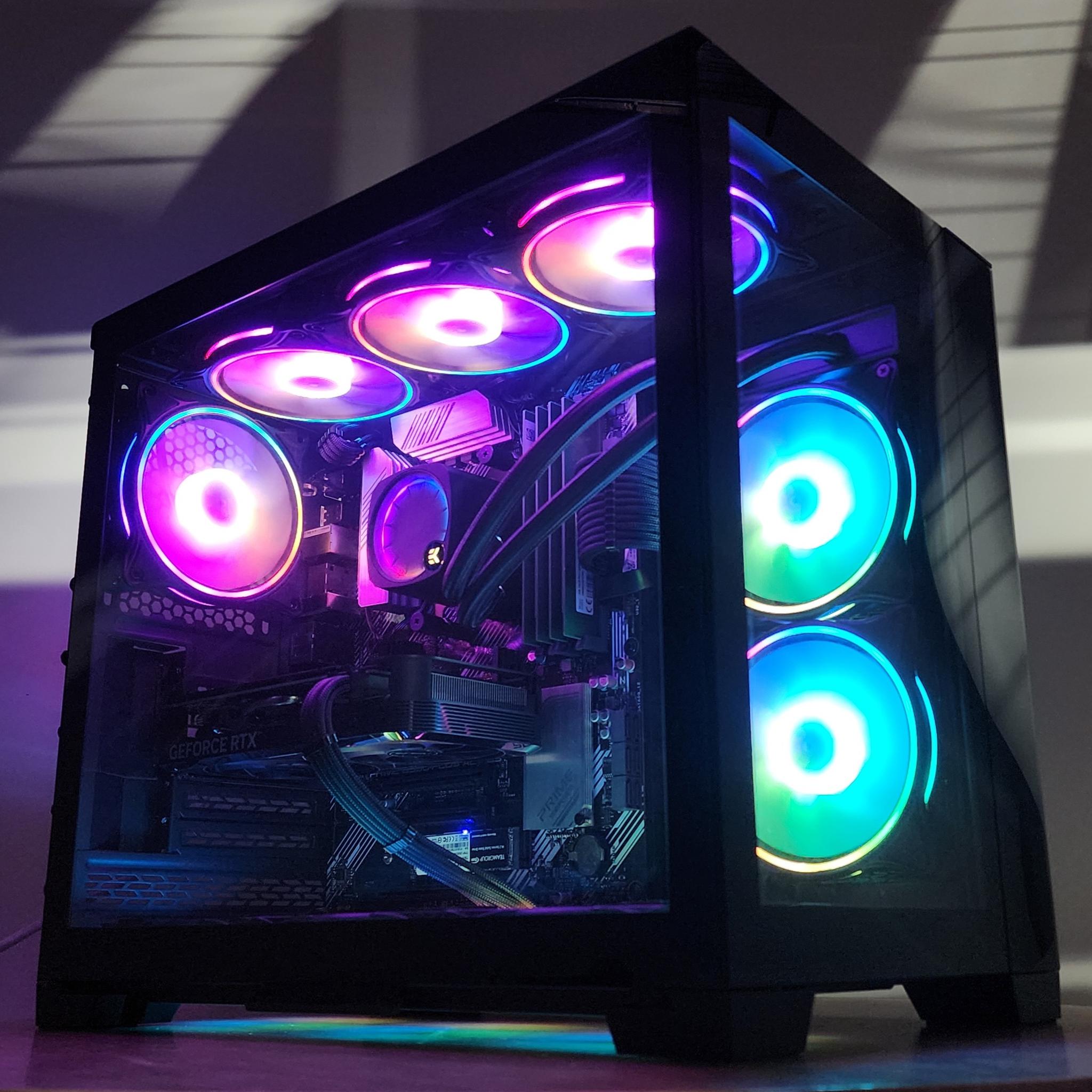 Gaming PC Ryzen 7 5700X 16GB RAM 1TB SSD RTX 4060 8GB Windows 11 Computer