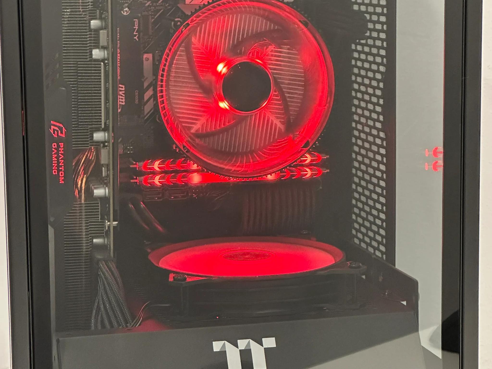 🔴🤖⚔️Red Empire🔴🤖⚔️-Gaming PC-Intel i5 12400 6Cores-AMD RX 5700 XT 8GB-16GB DDR4 -1TB NVME