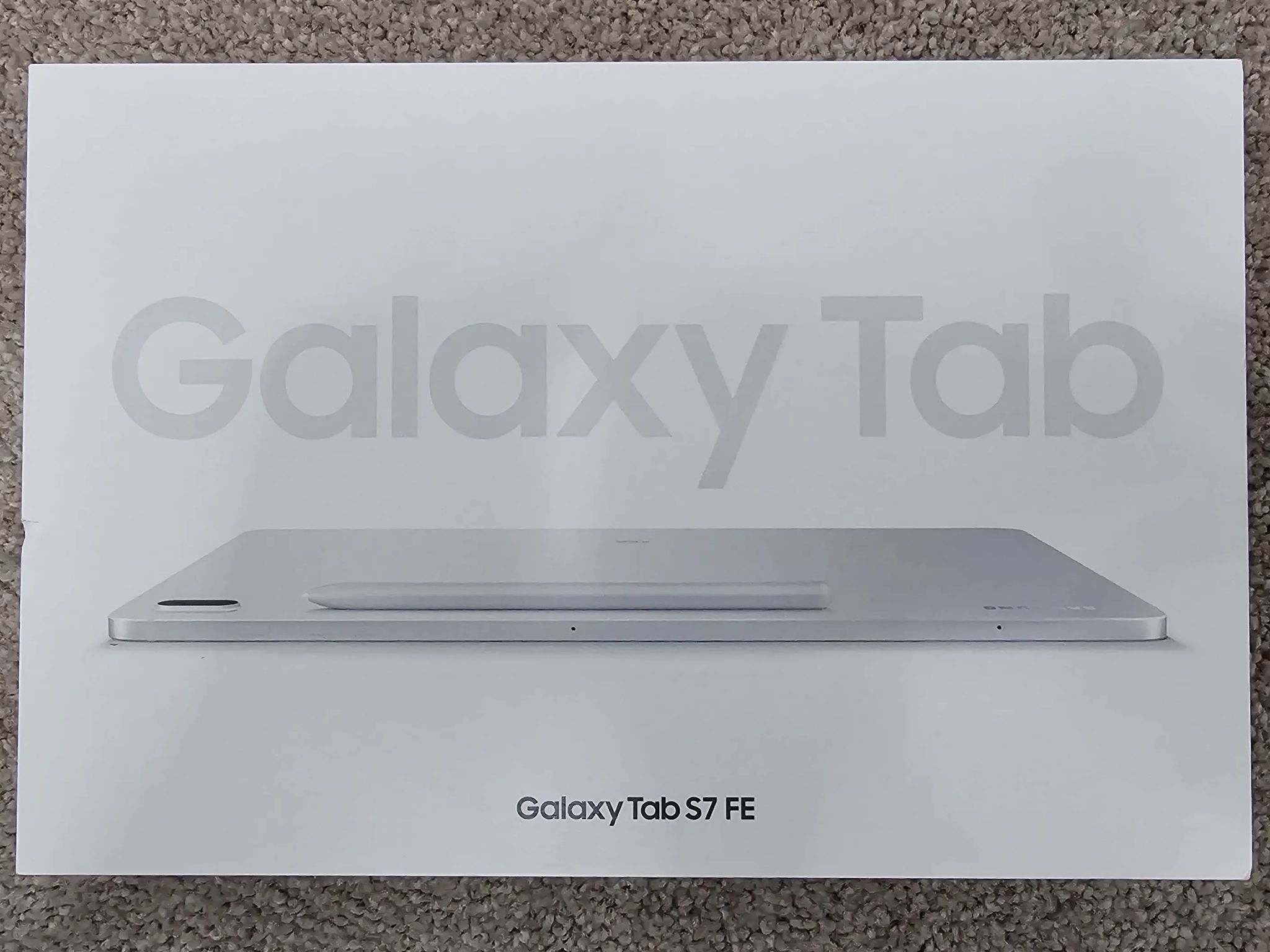 |SEALED| Samsung Galaxy Tab S7 FE 256GB Mystic Silver Wi-Fi + BONUS