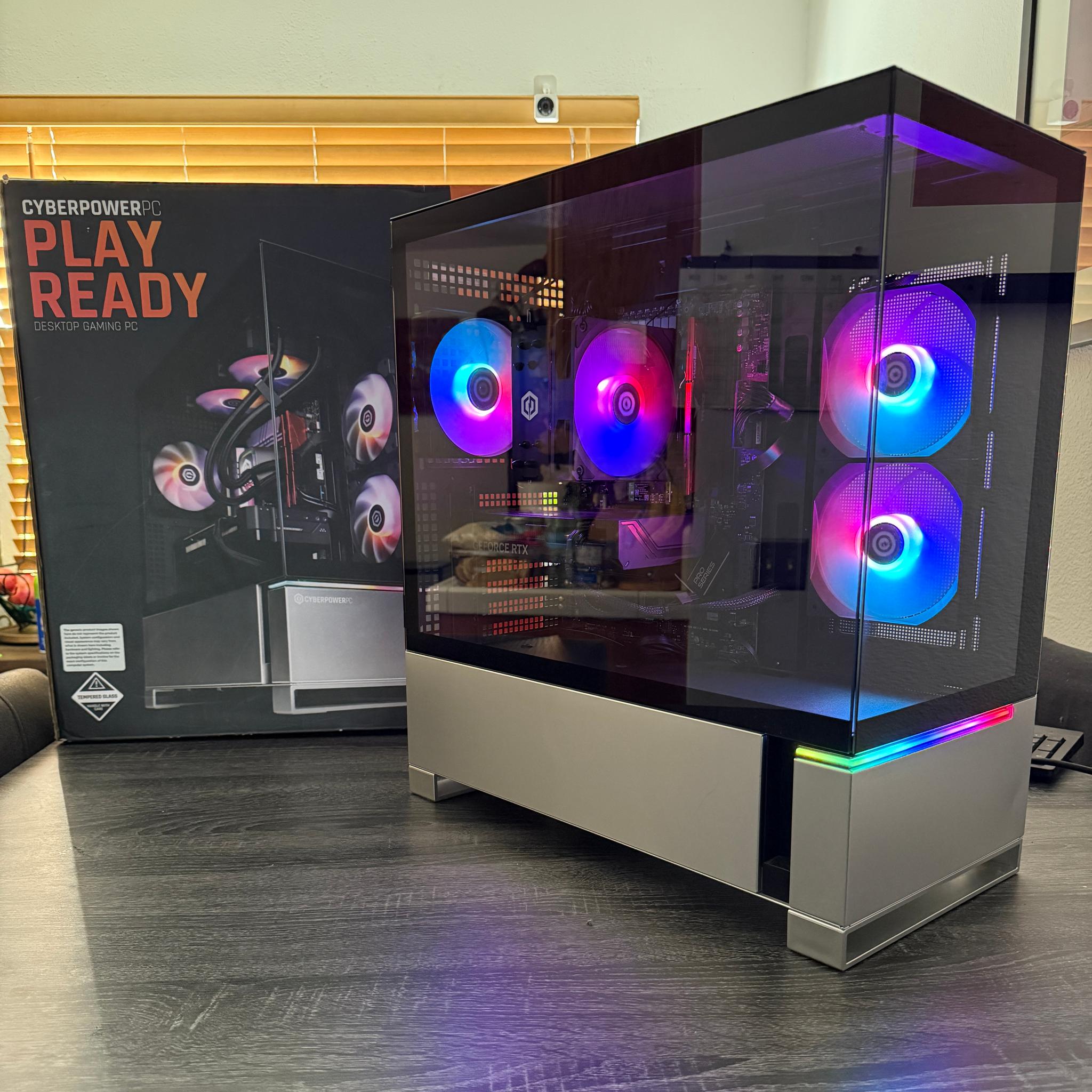 Cyberpower PC RTX 4060 Ti 8gb - Ryzen 7 8700F 4.1 GHz 16 gb DDR5 ram