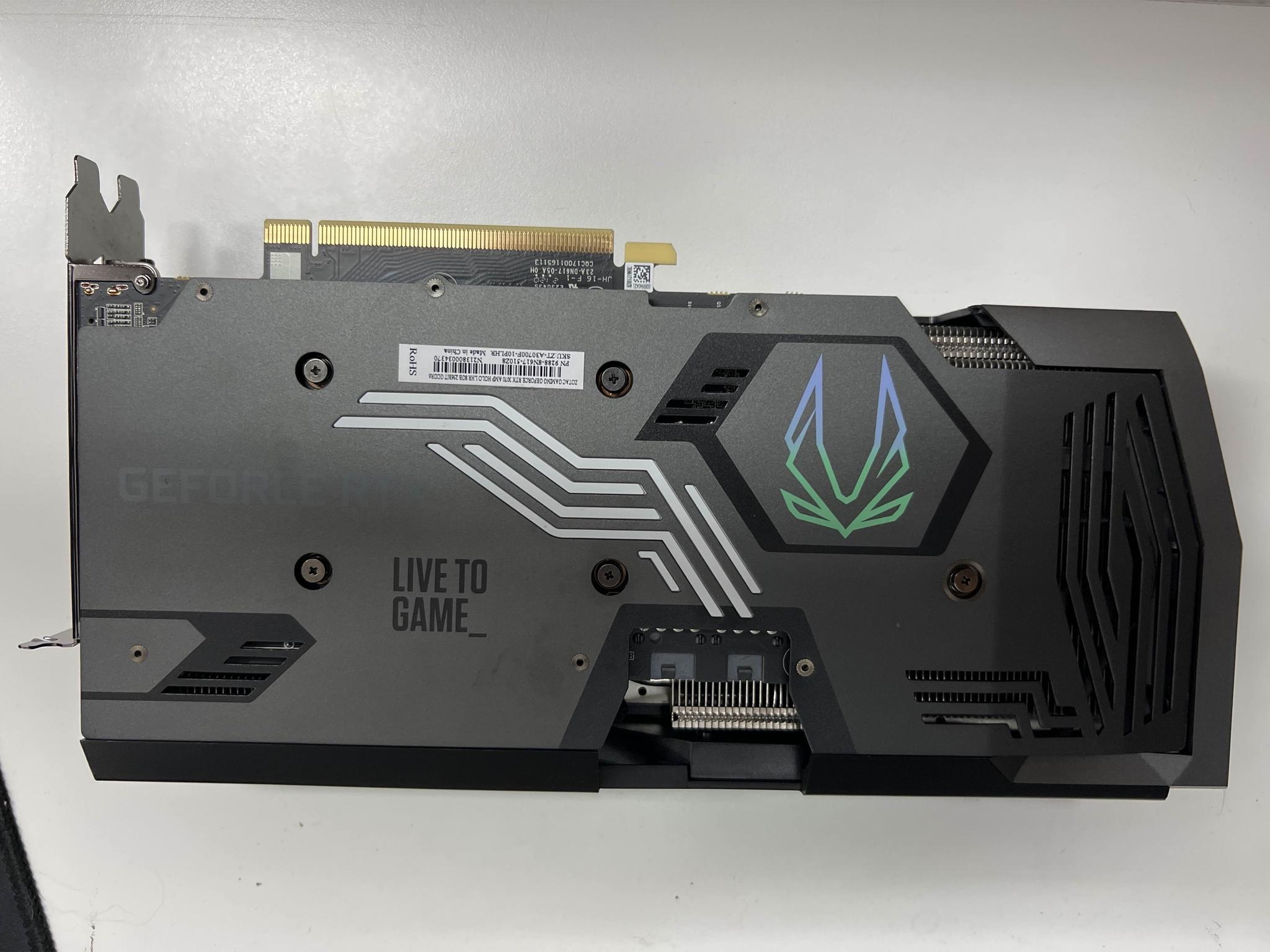 RTX 3070 8GB Zotac Amp Holo LHR