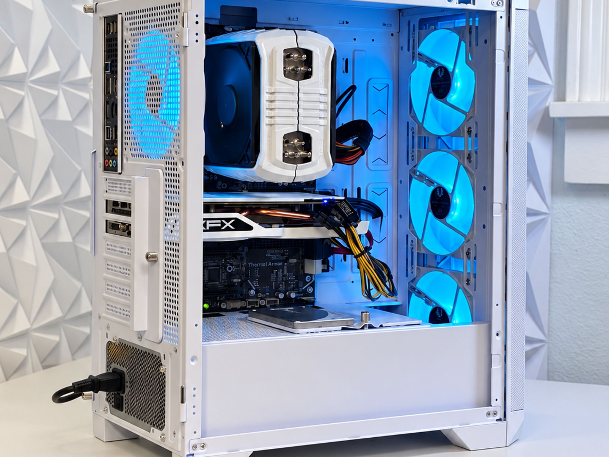 White Custom Gaming PC Build i5