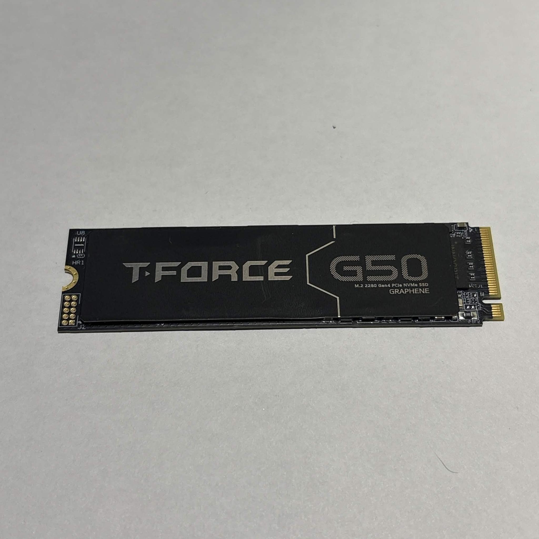 TEAMGROUP T-Force G50 1TB PCIe Gen4 NVMe M.2 SSD | Graphene Heatspreader | Tested Working