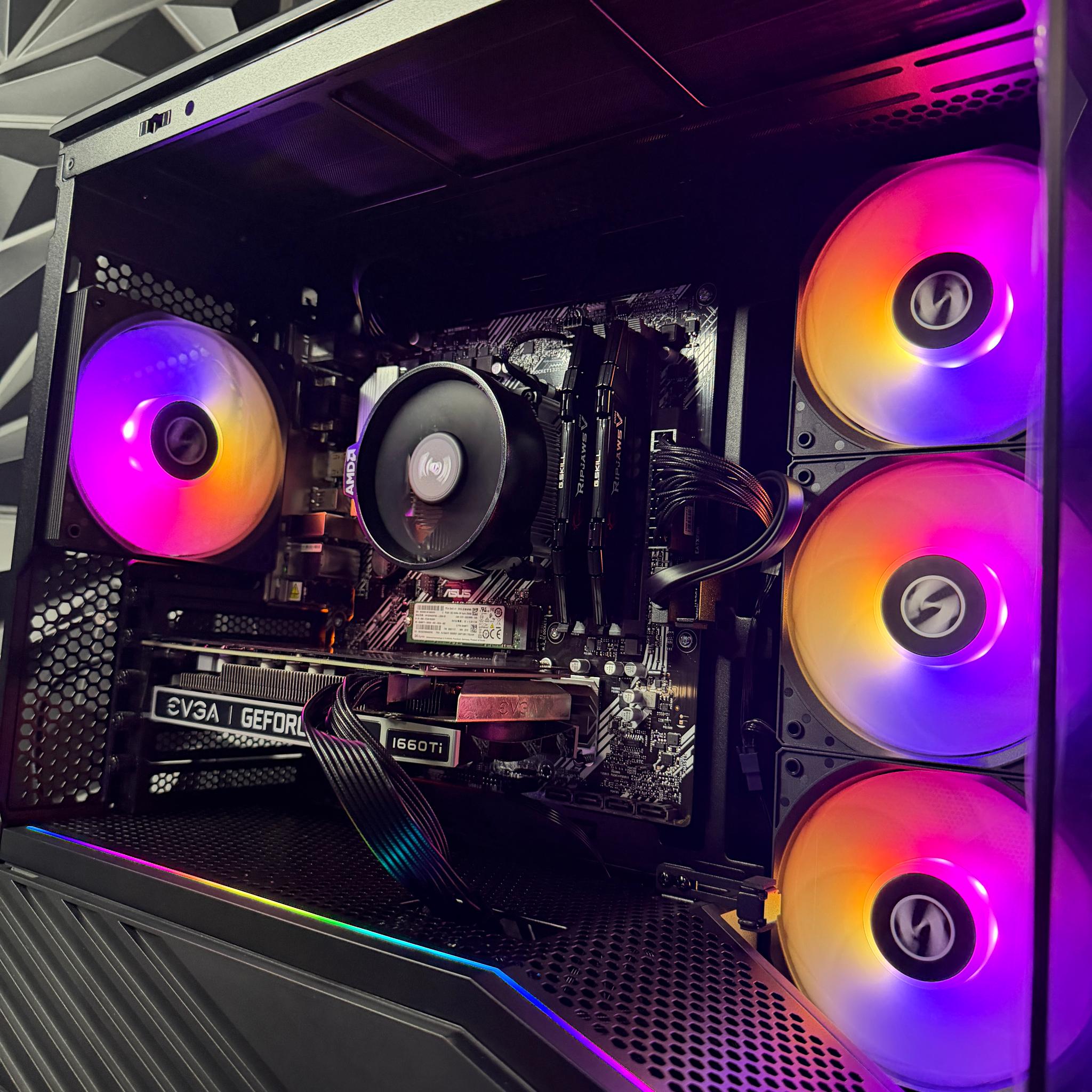 💸😈 THE BUDGET BADDIE 😈💸 GeForce GTX 1660 Ti Custom Gaming PC - Ryzen 5 5500