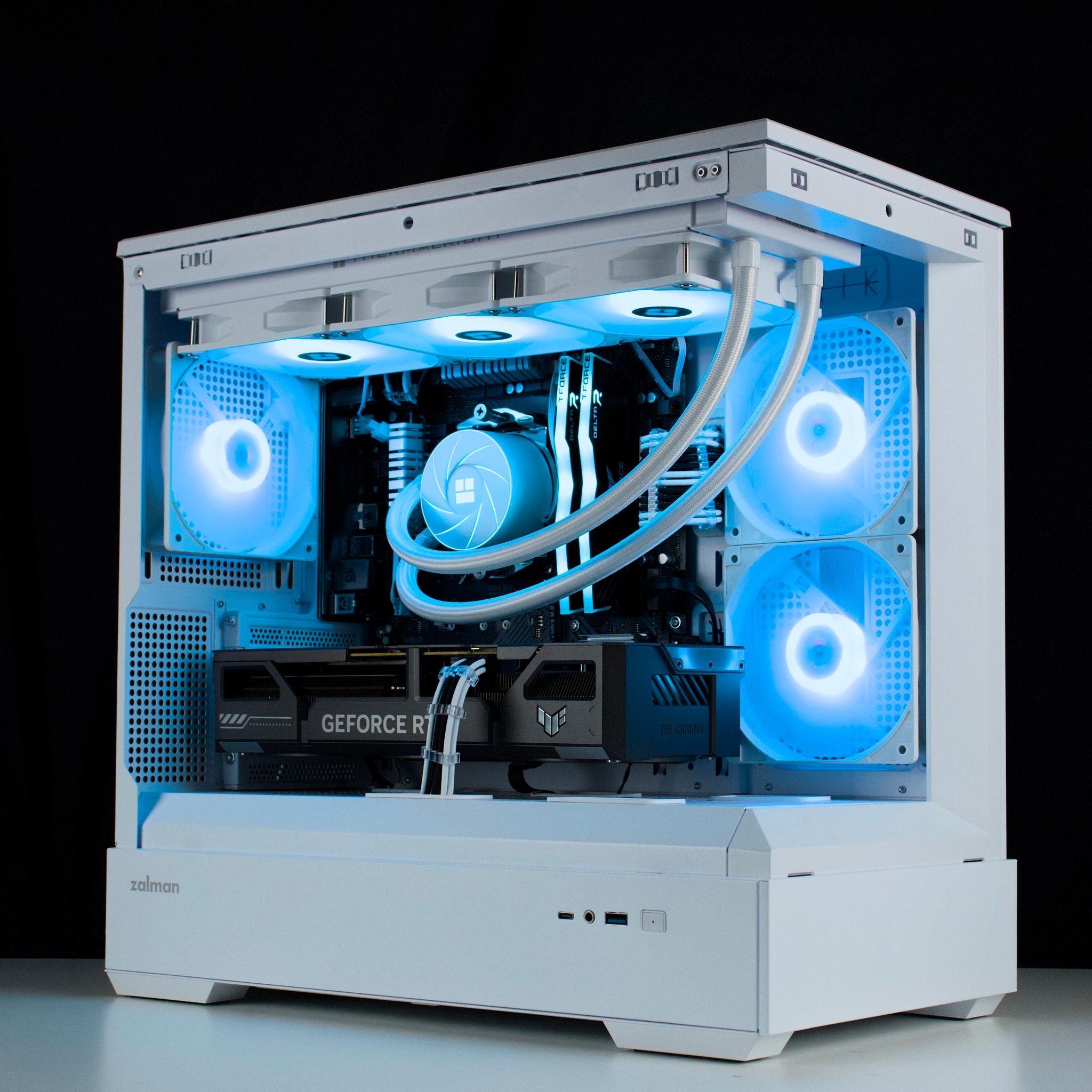 🧊❄️🧊 White Gaming PC – RTX 5060, Ryzen 5 5600, 16GB RAM, 1TB SSD - WiFi 🧊❄️🧊