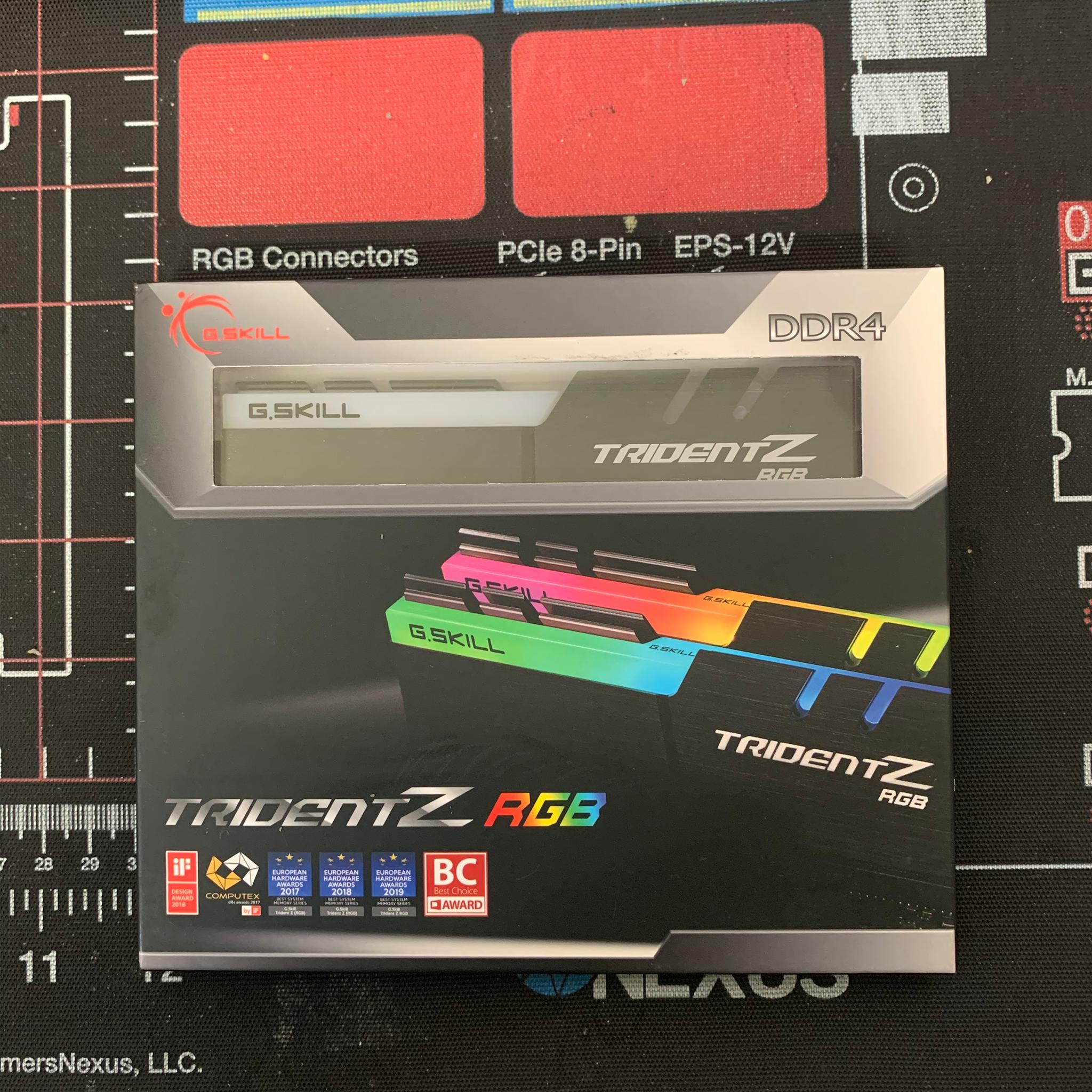 32GB DDR4 3600 CL18 - GSKILL Trident Z RGB