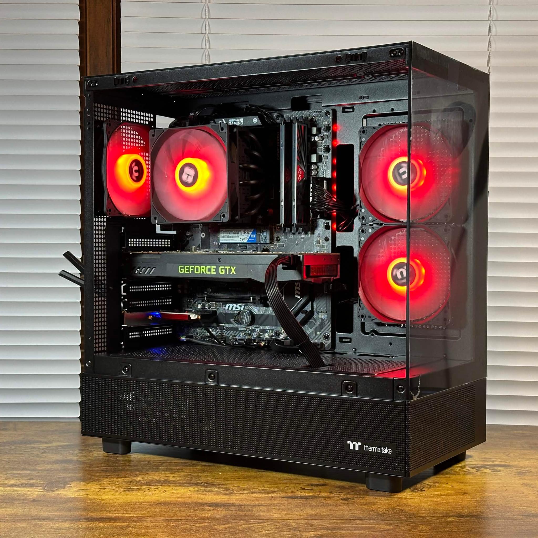GTX 1080 8GB | Ryzen 5 5500 | 16GB DDR4 | 1.5TB Storage | Win11 | WIFI | 1080P Gaming PC