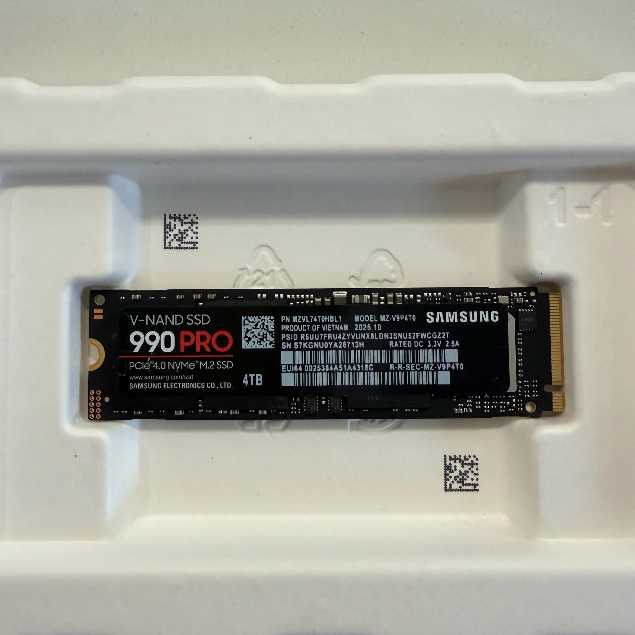 4TB SSD SAMSUNG 990 PRO