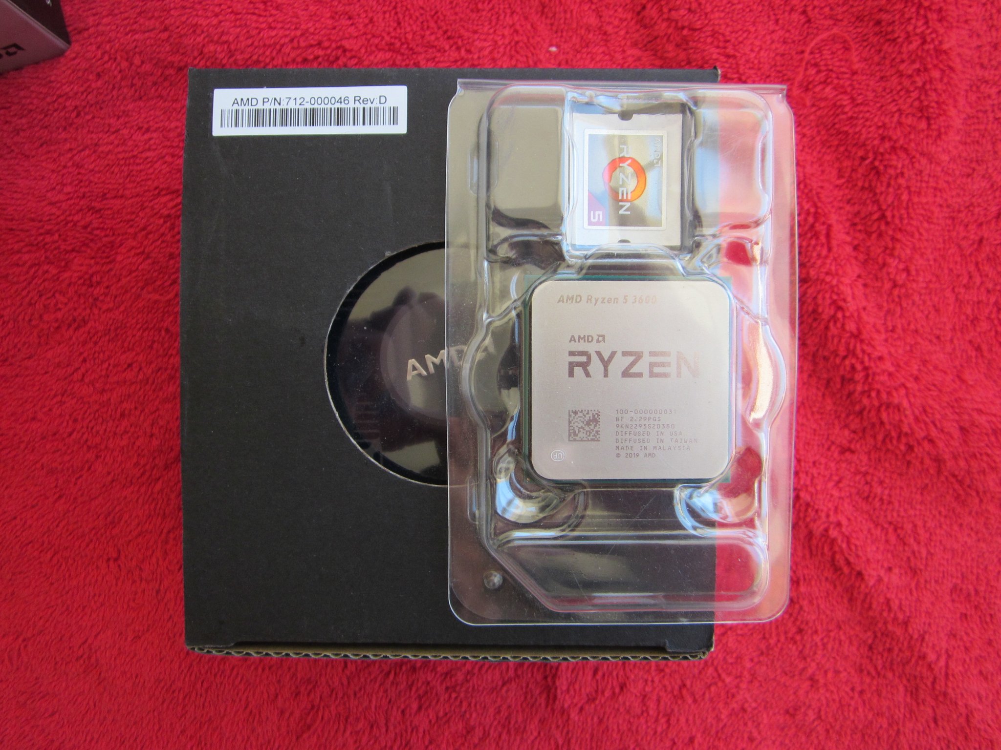 AMD Ryzen 5 3600 3.6GHz AM4 CPU with Cooler