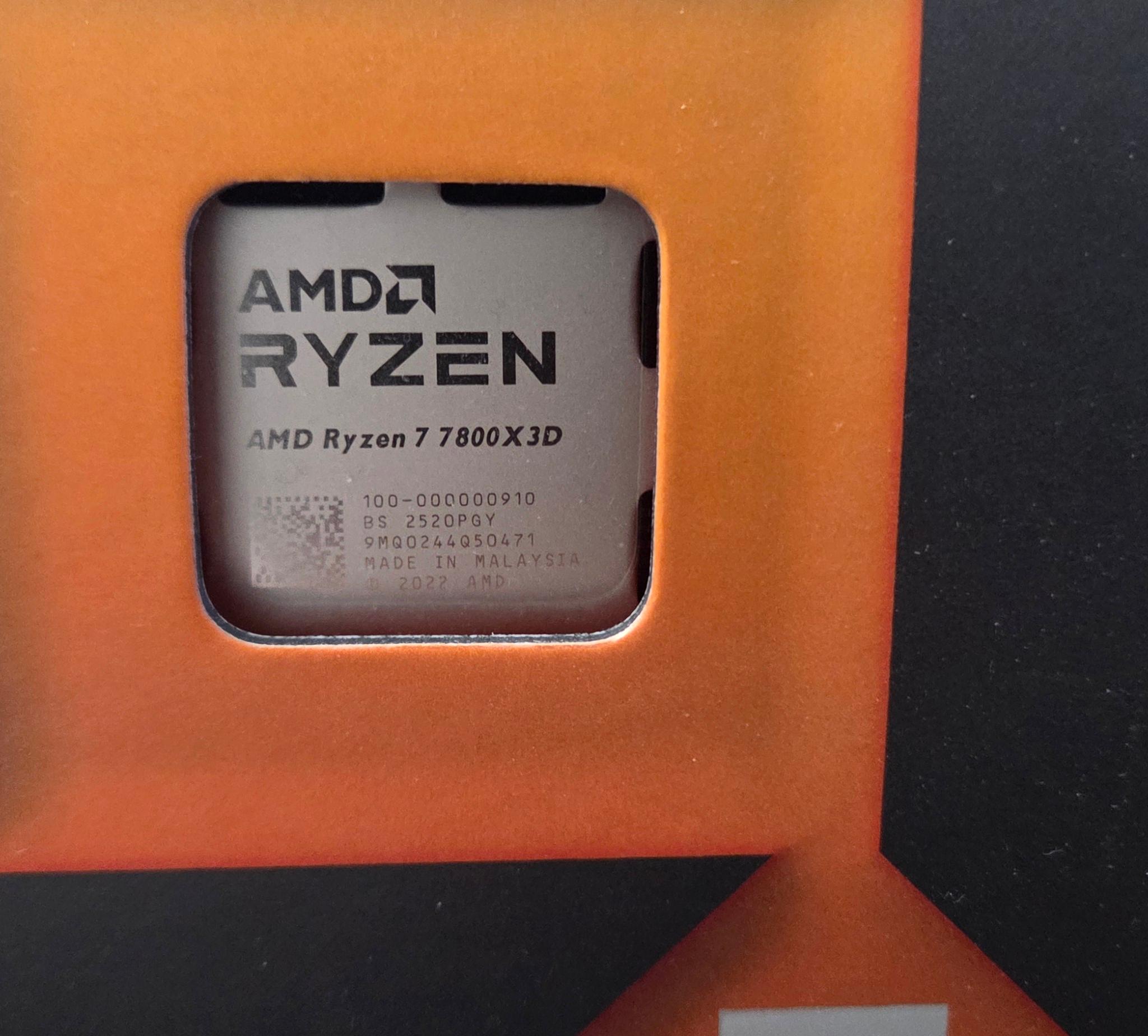 Asus ROG Strix B650e-f , AMD 7800X3D Gskill DDR5 6000 CL28