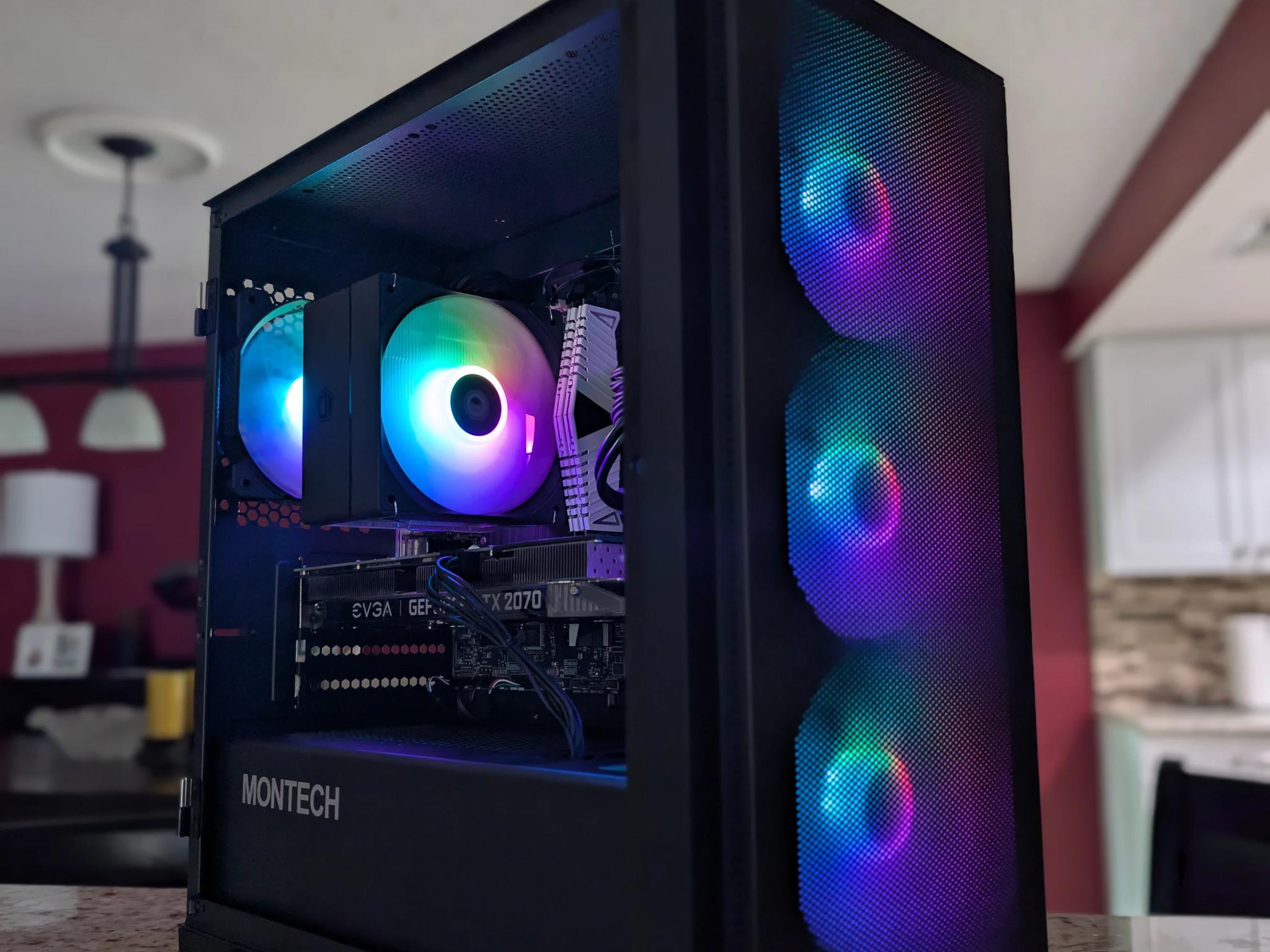 FAST RTX 2070 + i5 Custom RGB Gaming PC