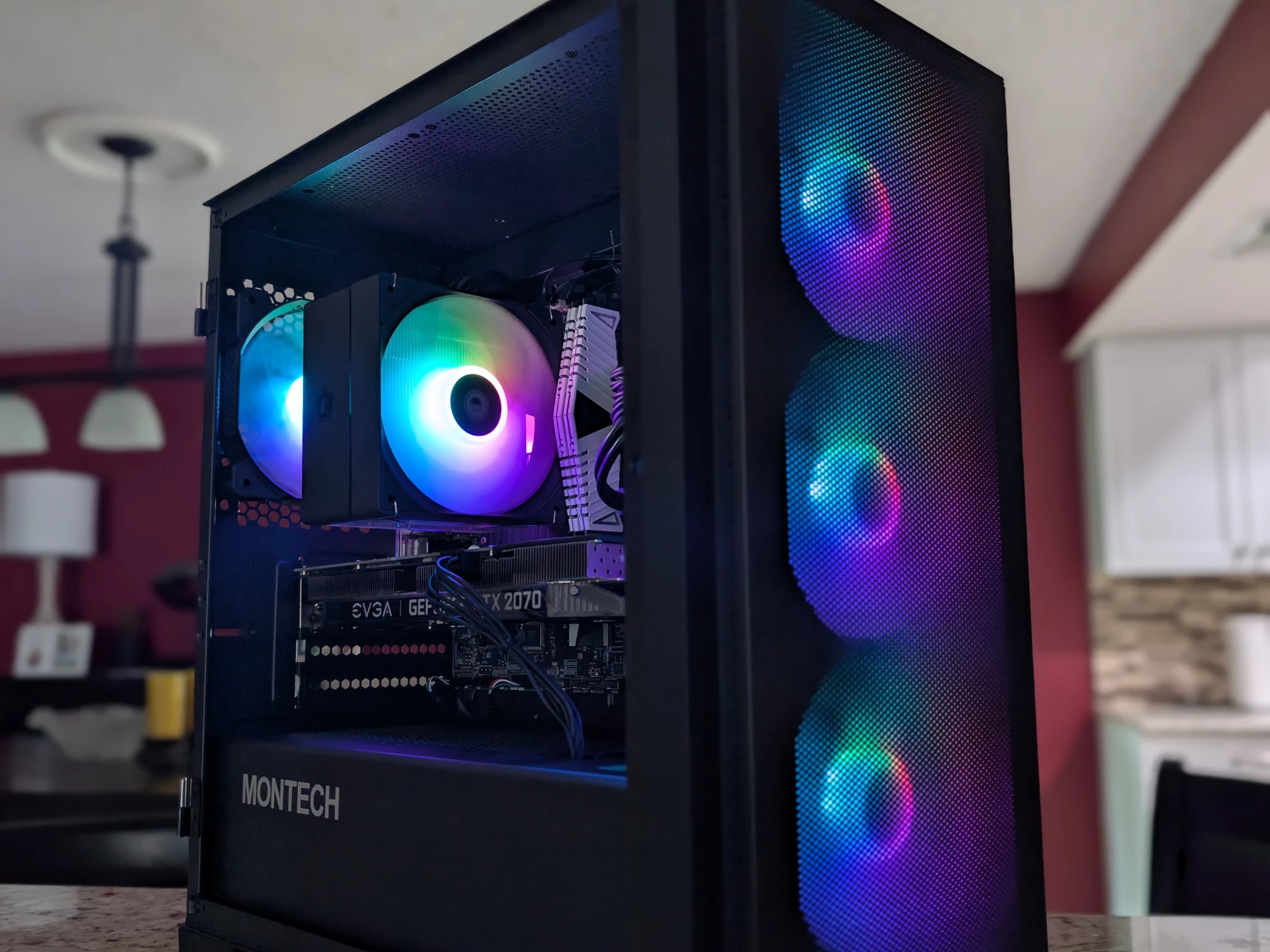 FAST RTX 2070 + i5 Custom RGB Gaming PC