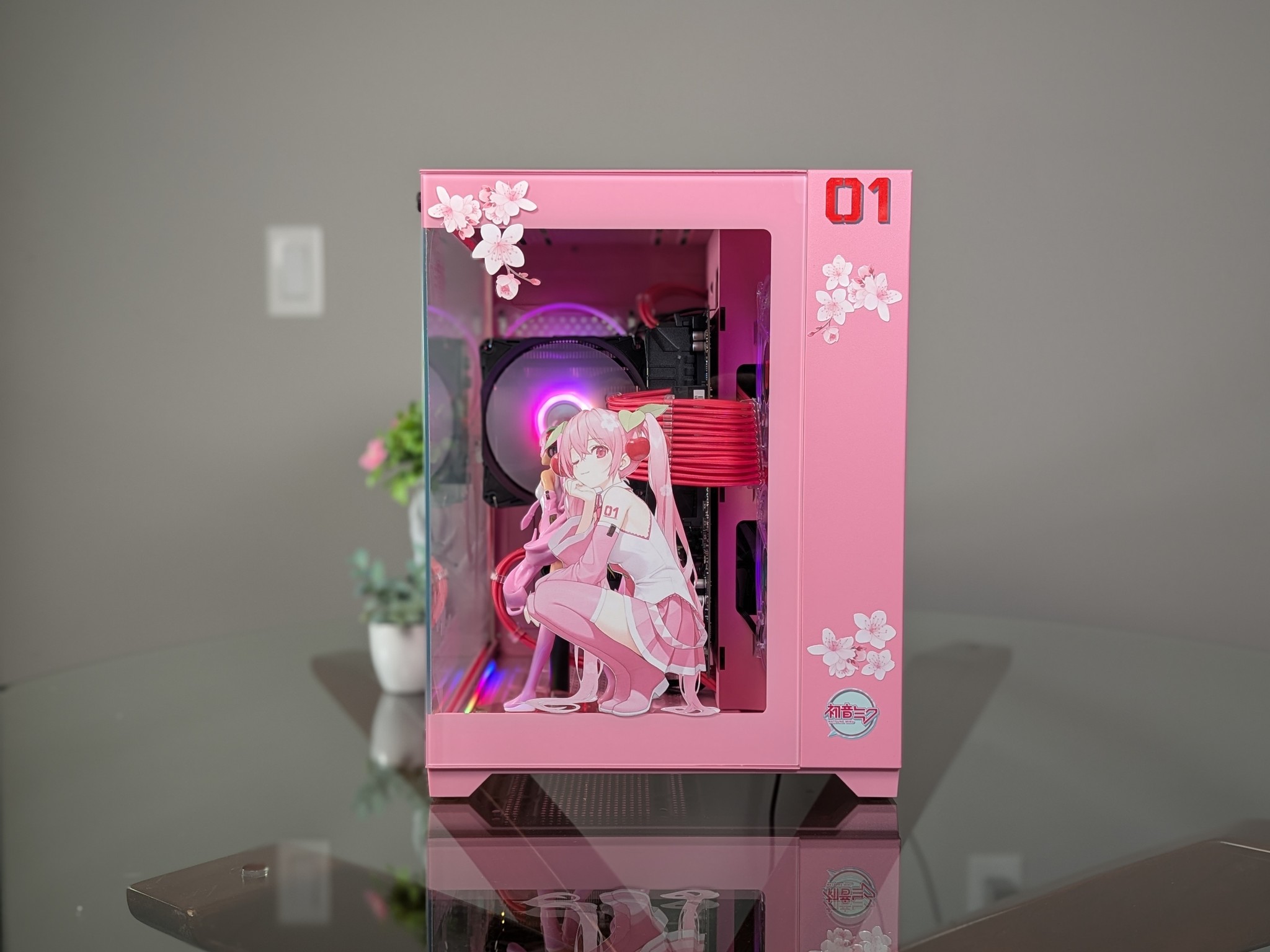 The Sakura Hatsune Miku 1080p Gaming PC | Nvidia RTX 2060 Super |Ryzen 5 | 1 TB SSD | 16GB RAM