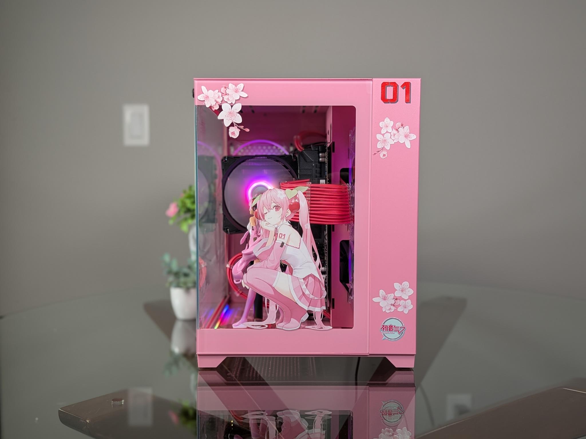 The Sakura Hatsune Miku 1080p Gaming PC | Nvidia RTX 2060 Super |Ryzen 5 | 1 TB SSD | 16GB RAM
