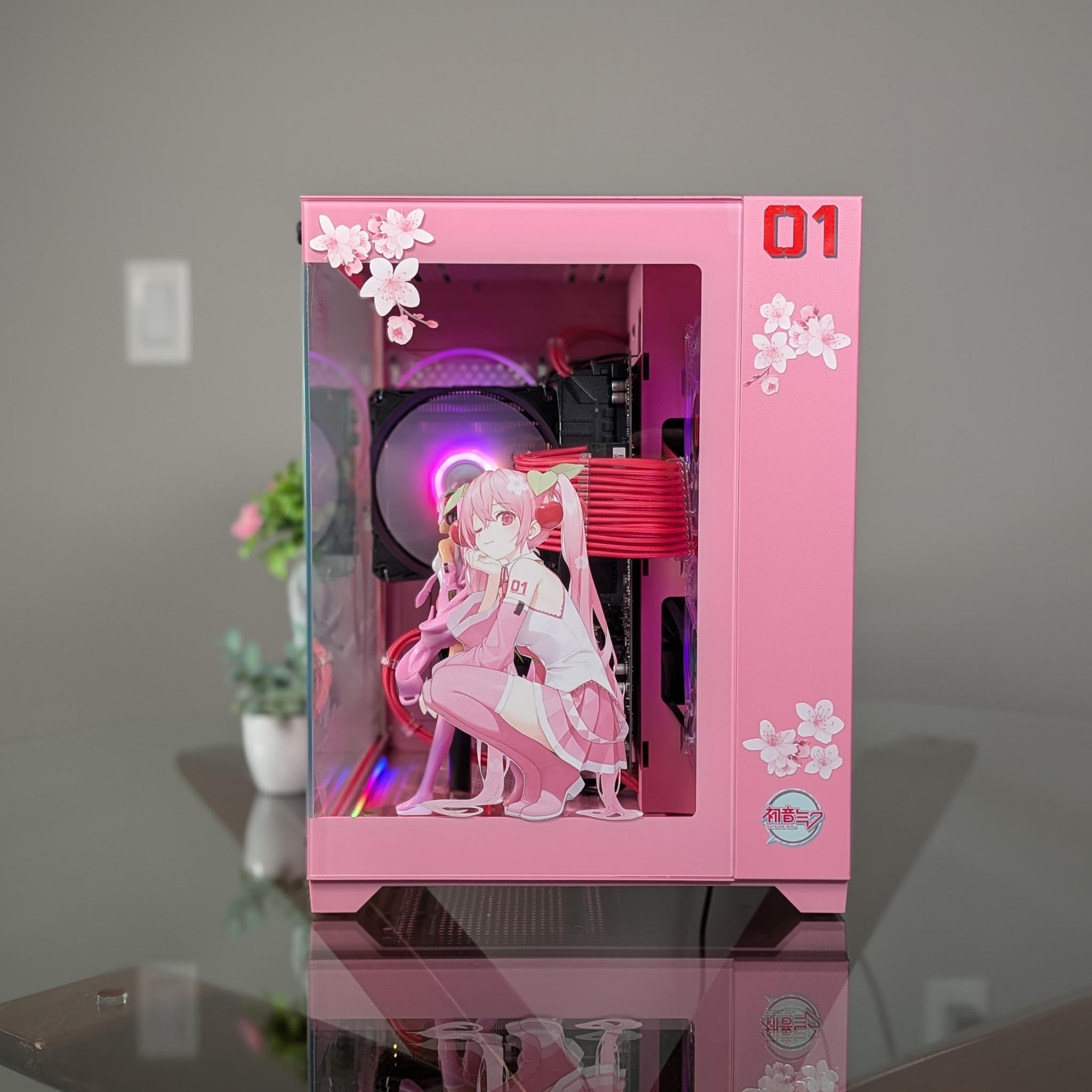 The Sakura Hatsune Miku 1080p Gaming PC | Nvidia RTX 2060 Super |Ryzen 5 | 1 TB SSD | 16GB RAM