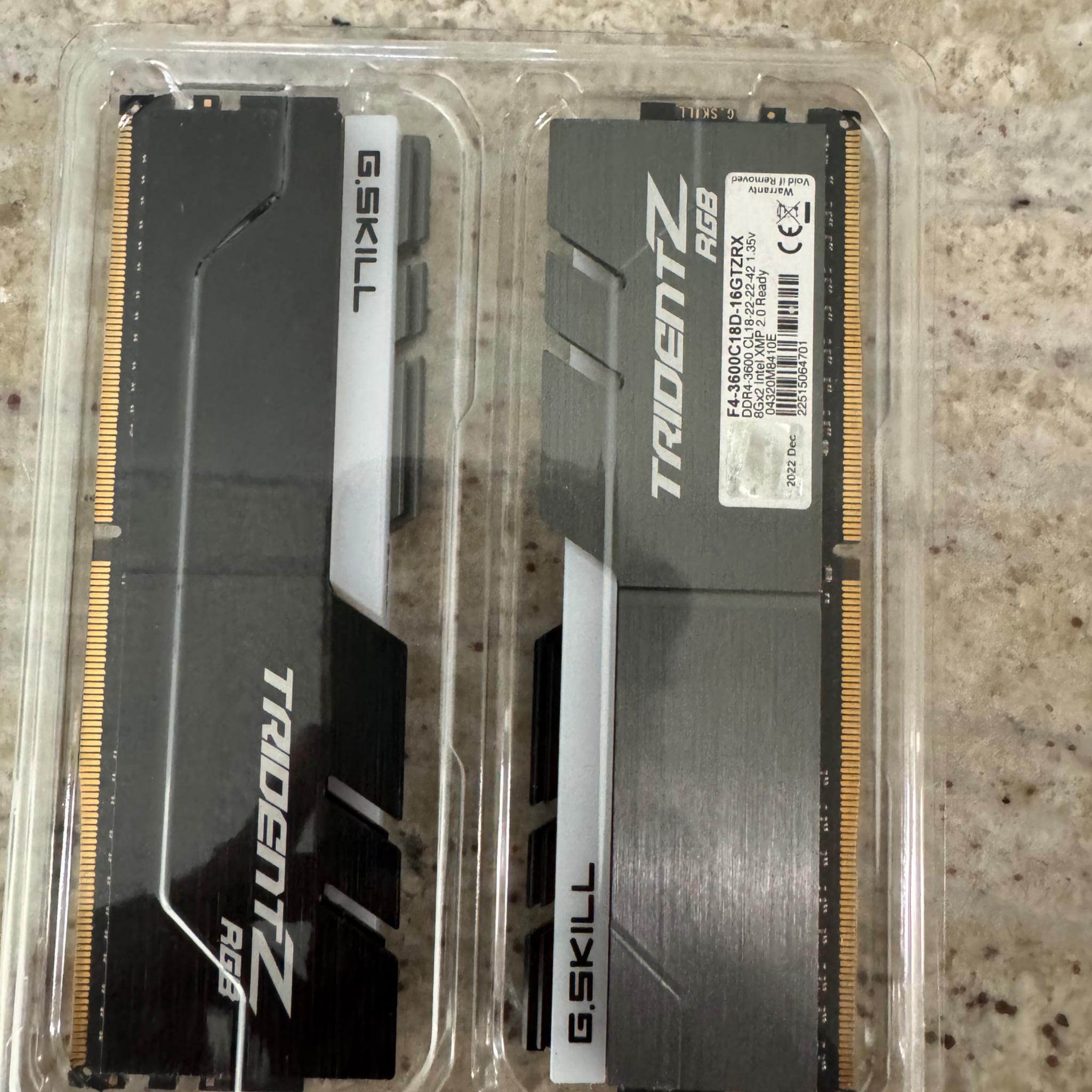 G skill trident Z 16gb Rgb ram